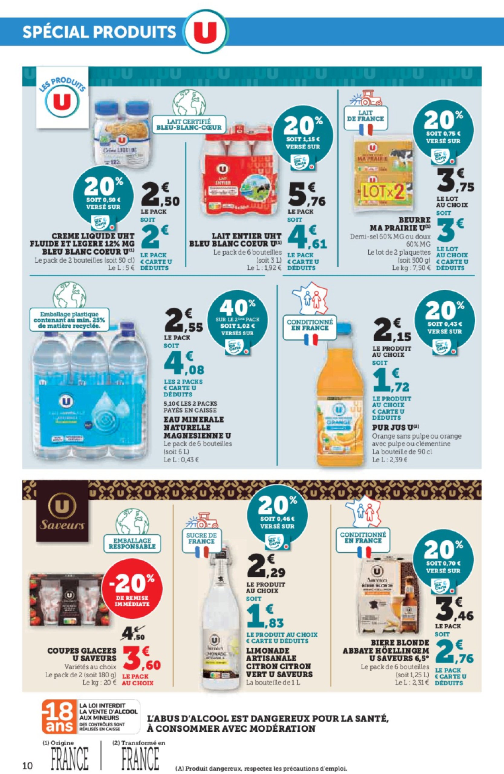 super-u - Catalogue Hyper U - Spécial cuisine traditionnelle à prix bas ! valable dès 29/04 - 11/05 - page: 10