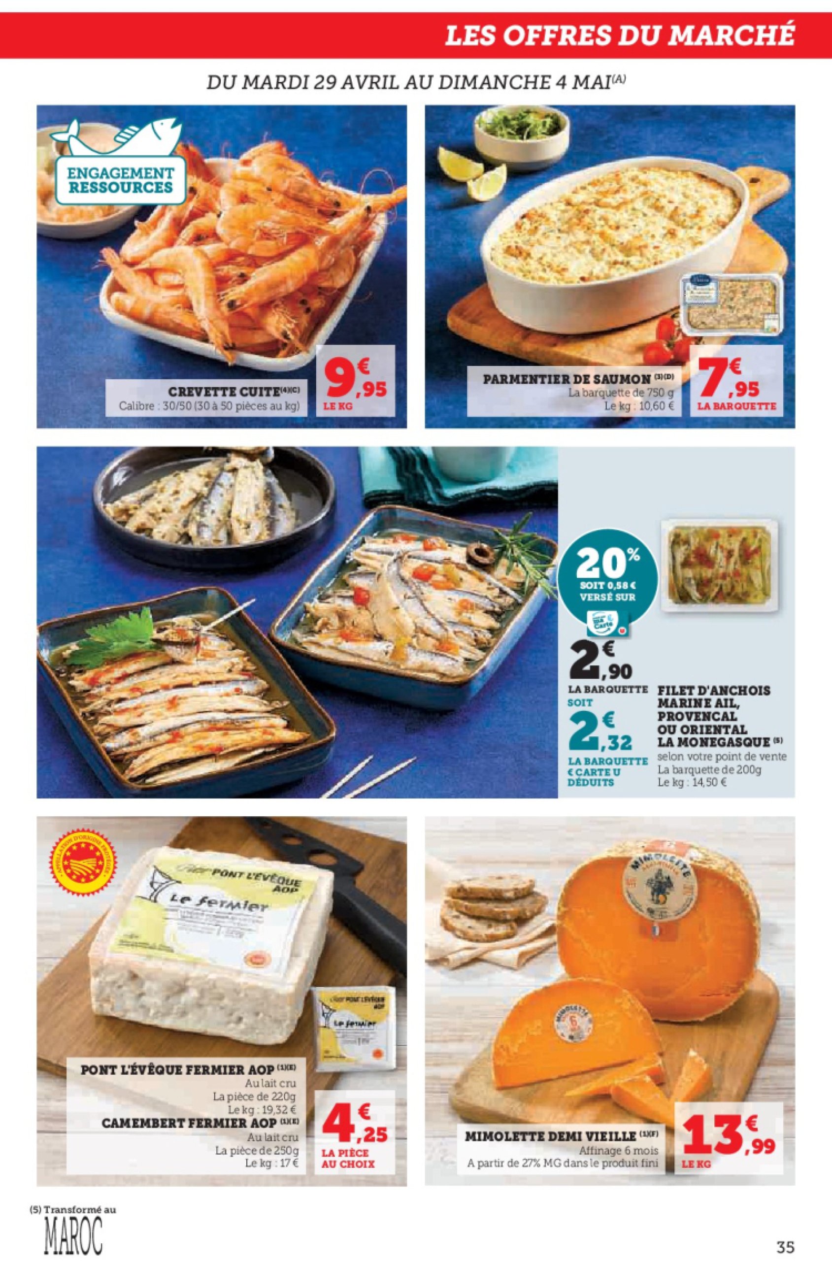 super-u - Catalogue Hyper U - Spécial cuisine traditionnelle à prix bas ! valable dès 29/04 - 11/05 - page: 35