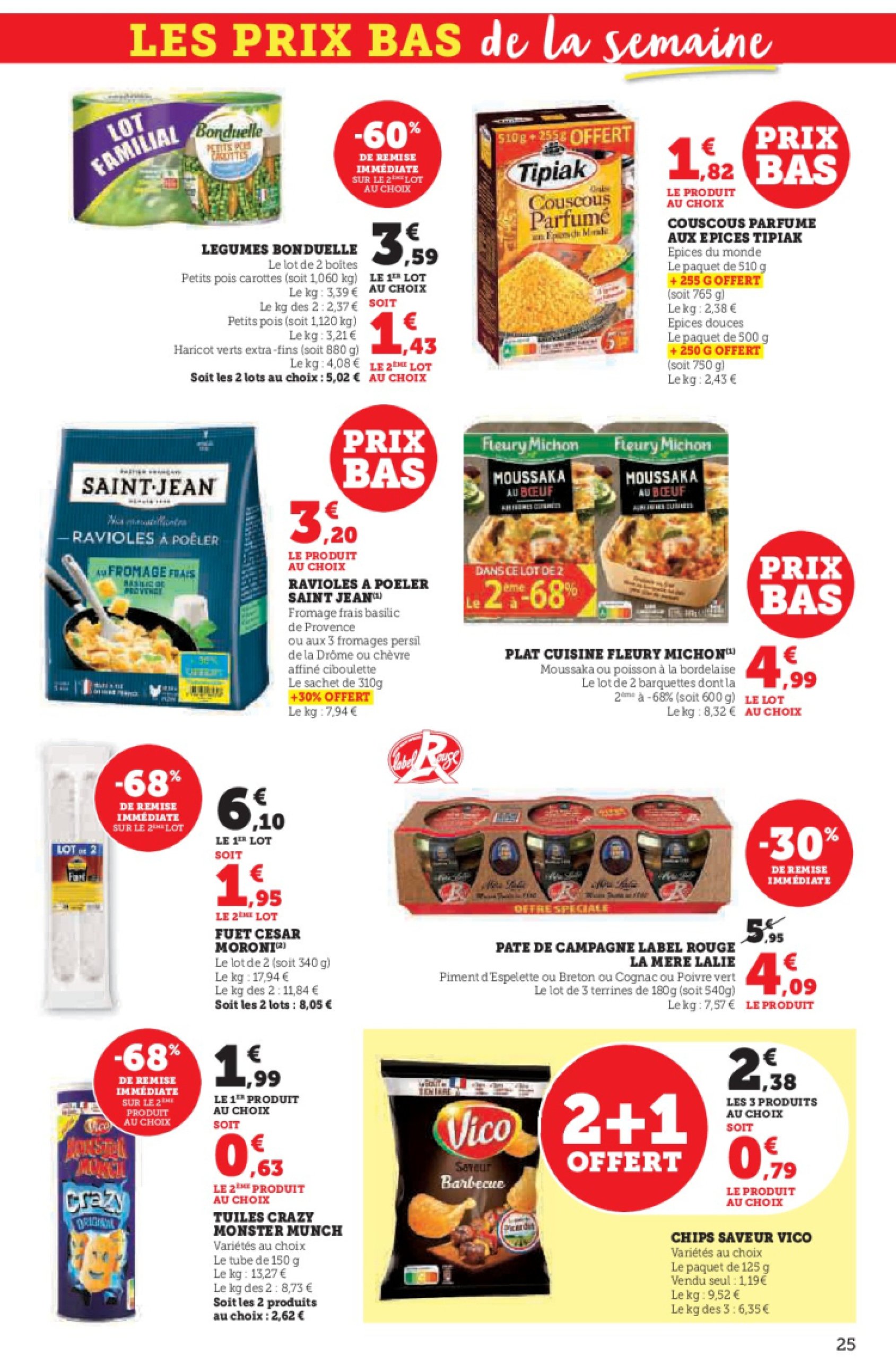 super-u - Catalogue Hyper U - Spécial cuisine traditionnelle à prix bas ! valable dès 29/04 - 11/05 - page: 25