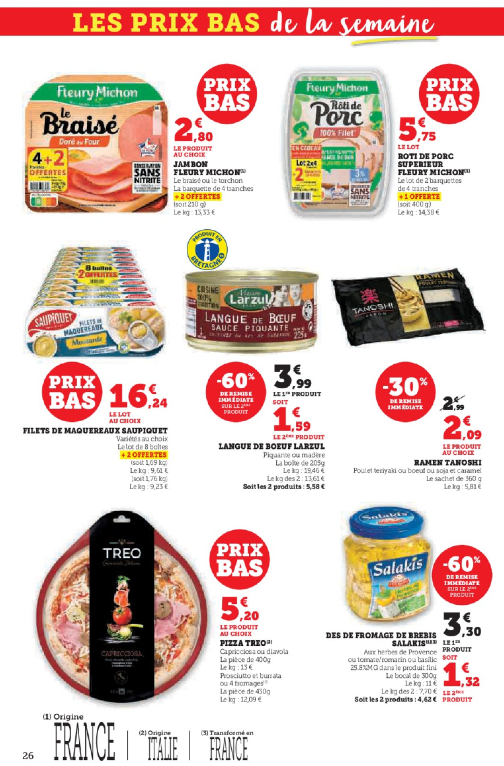 super-u - Catalogue Hyper U - Spécial cuisine traditionnelle à prix bas ! valable dès 29/04 - 11/05 - page: 26