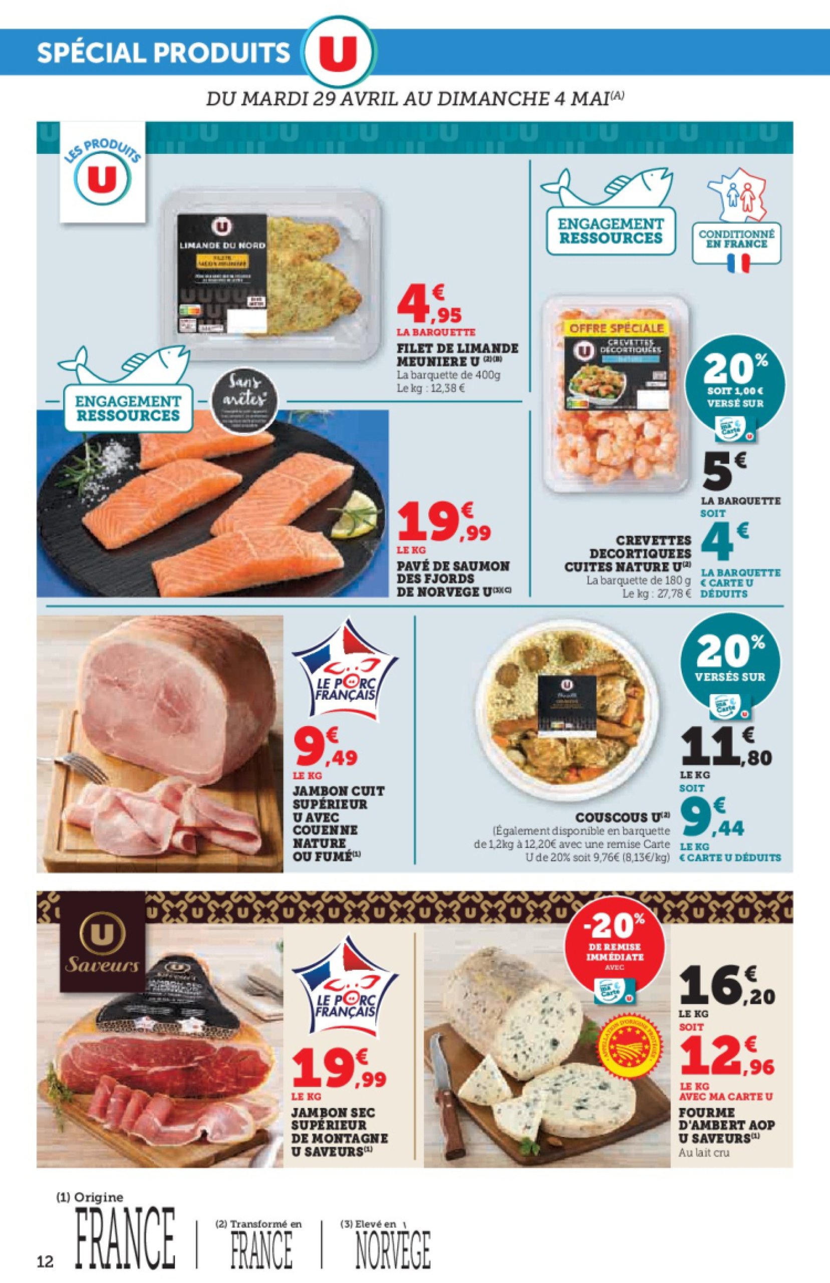 super-u - Catalogue Hyper U - Spécial cuisine traditionnelle à prix bas ! valable dès 29/04 - 11/05 - page: 12