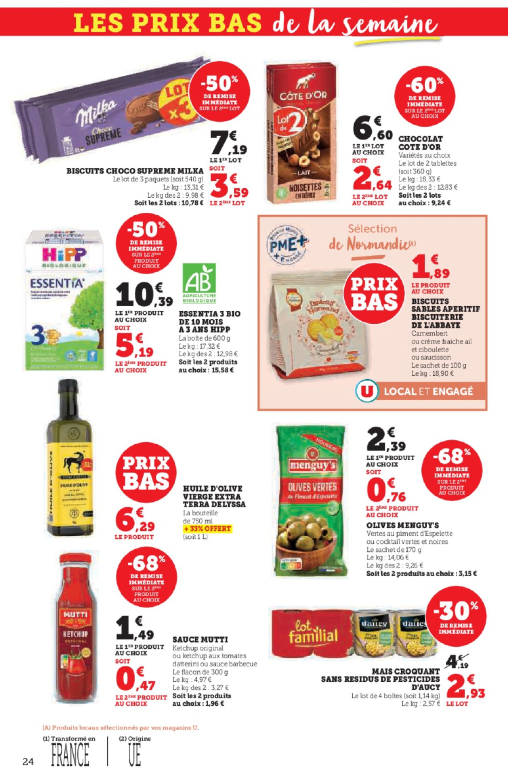super-u - Catalogue Hyper U - Spécial cuisine traditionnelle à prix bas ! valable dès 29/04 - 11/05 - page: 24
