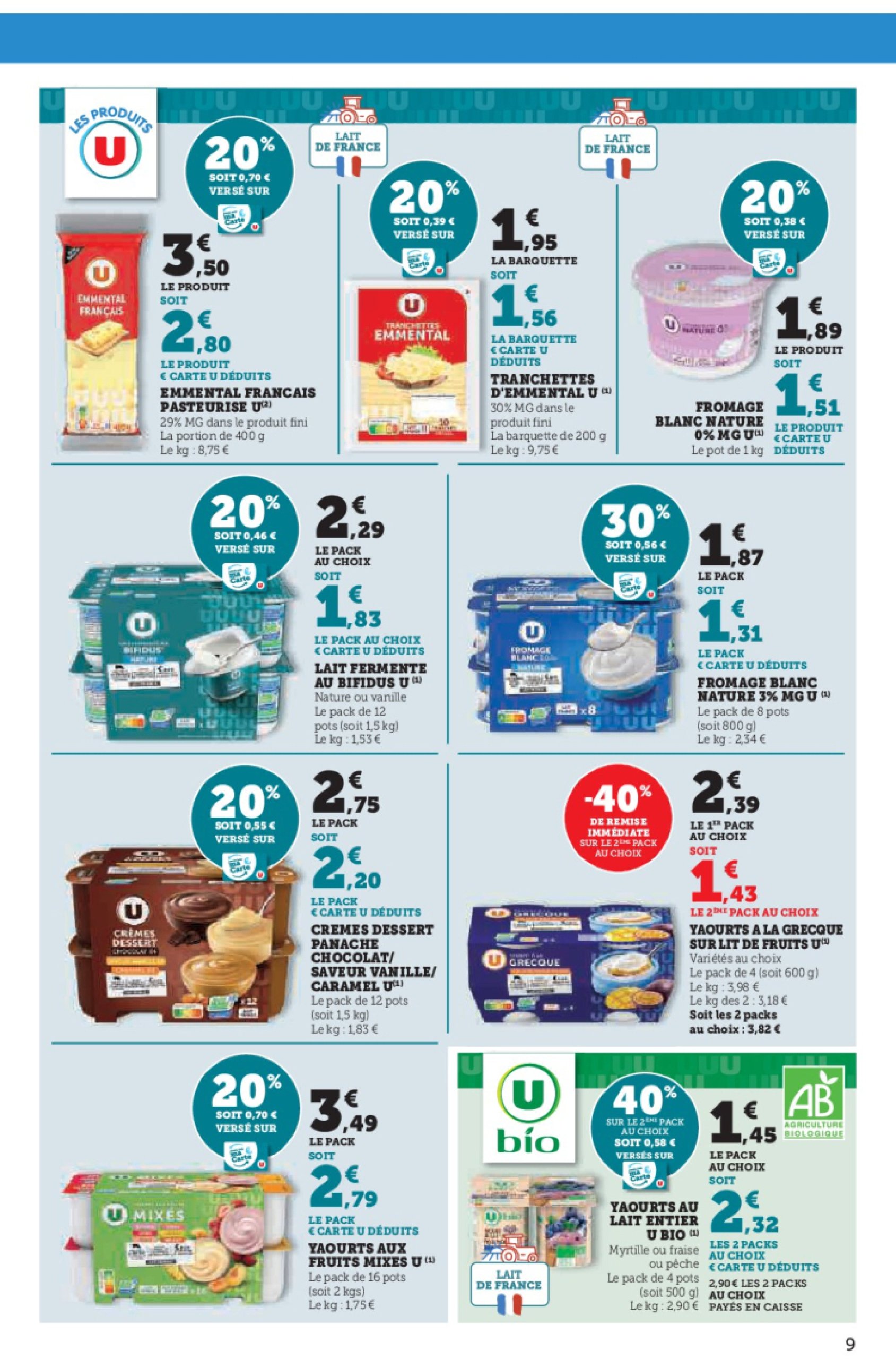 super-u - Catalogue Hyper U - Spécial cuisine traditionnelle à prix bas ! valable dès 29/04 - 11/05 - page: 9