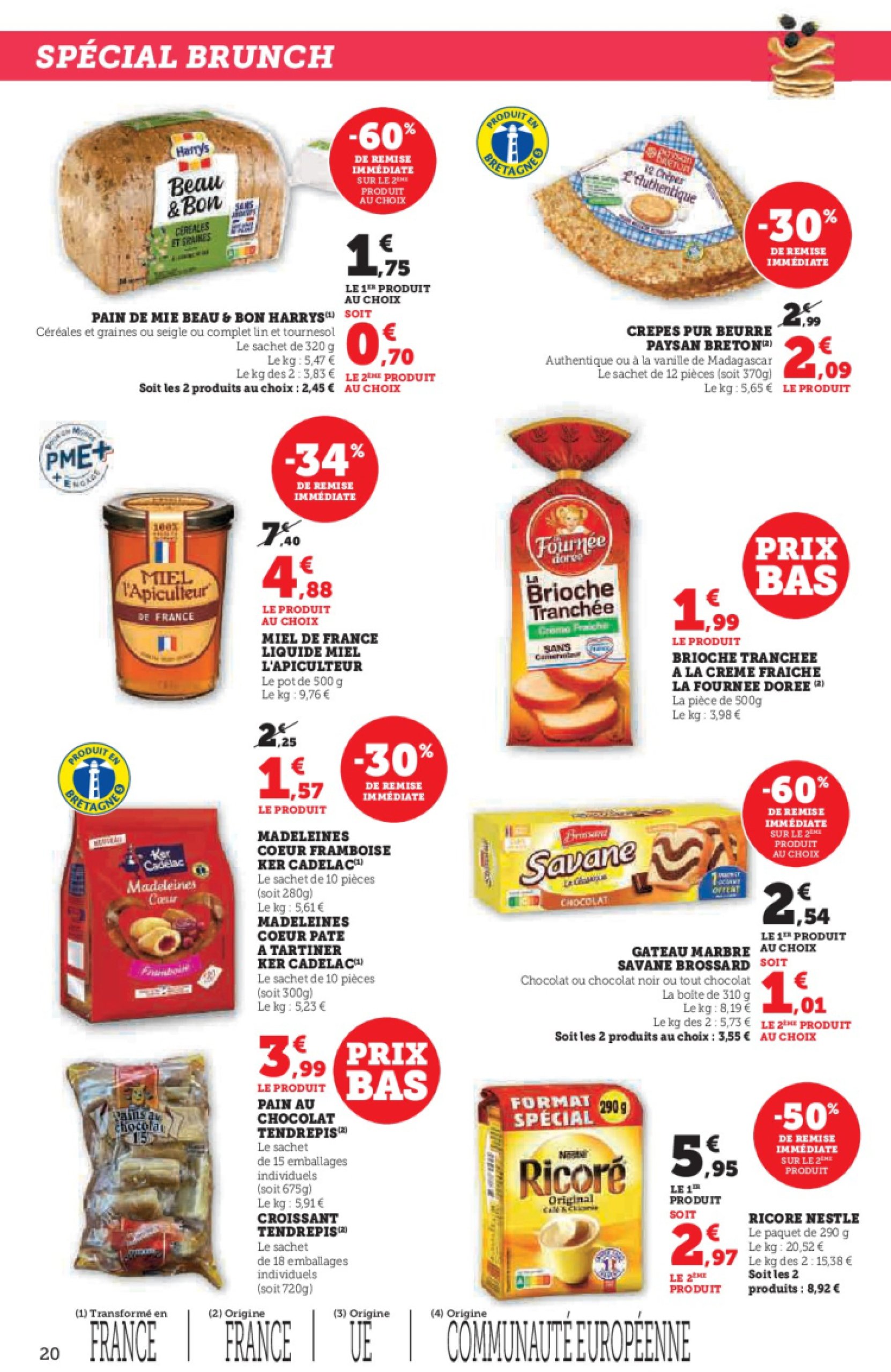 super-u - Catalogue Hyper U - Spécial cuisine traditionnelle à prix bas ! valable dès 29/04 - 11/05 - page: 20