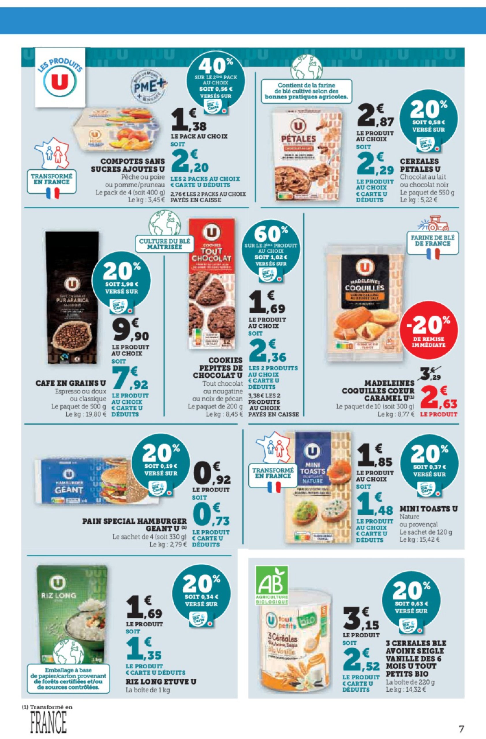super-u - Catalogue Hyper U - Spécial cuisine traditionnelle à prix bas ! valable dès 29/04 - 11/05 - page: 7