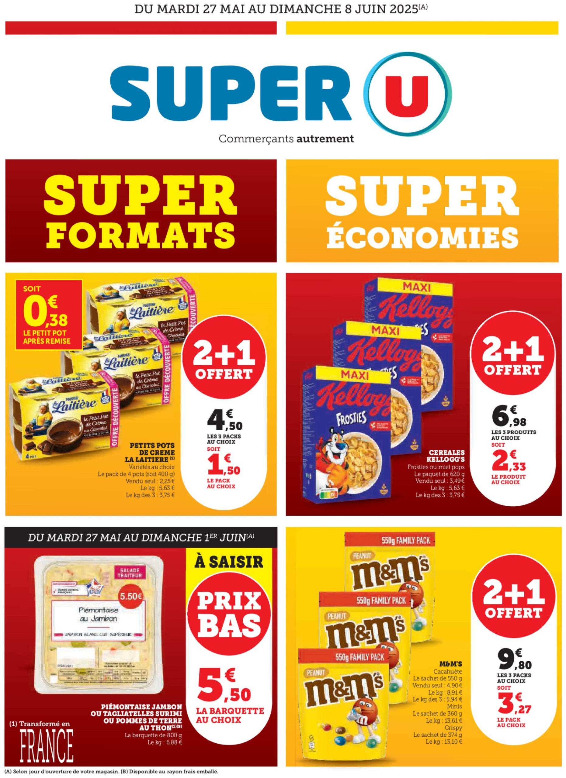super-u - Catalogue Super U - Super Formats valable dès 27/05 - 08/06