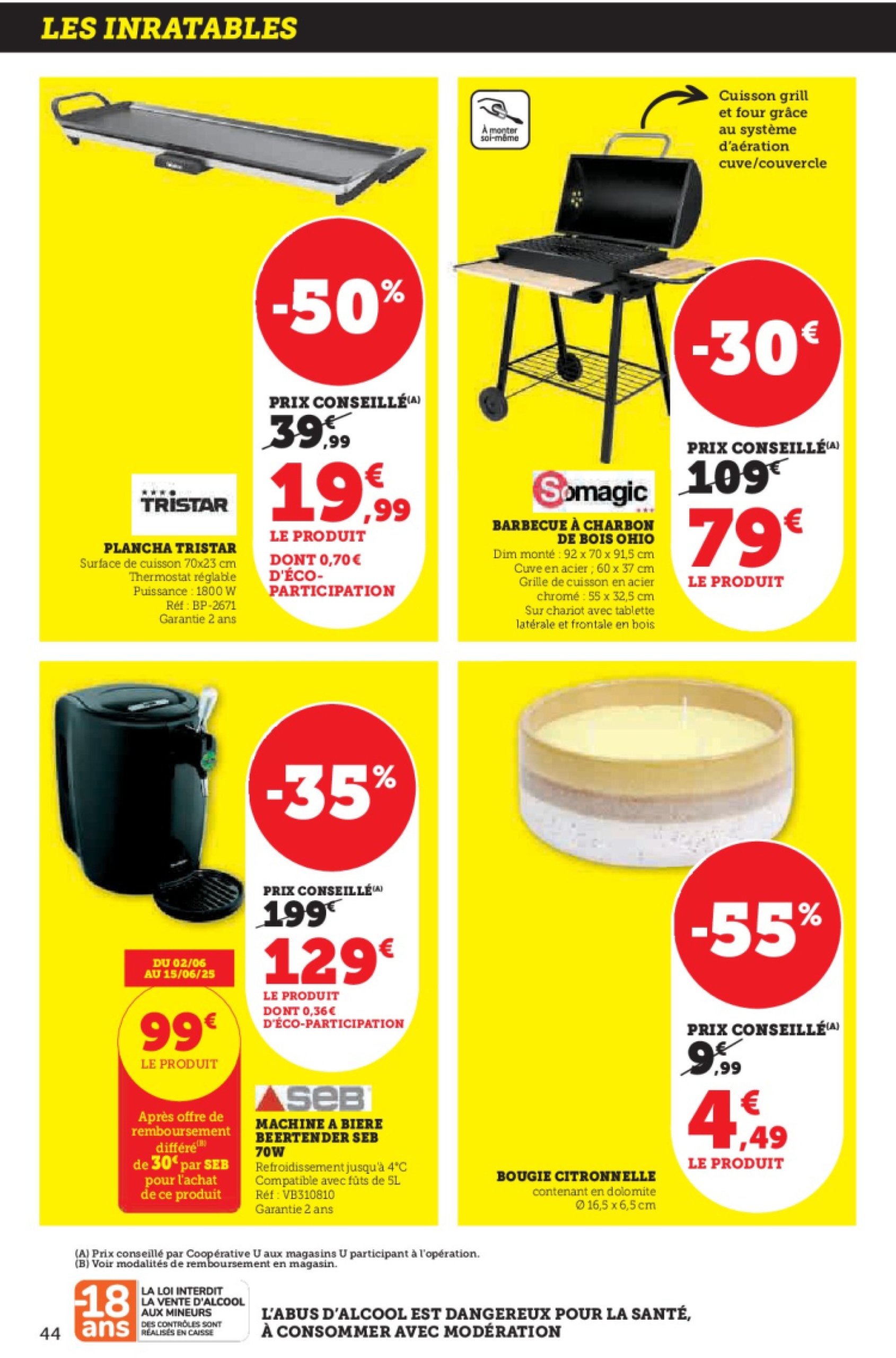 super-u - Catalogue Hyper U valable du 03/06 au 15/06 - page: 44 super-u - Catalogue Hyper U valable du 03/06 au 15/06 - page: 44