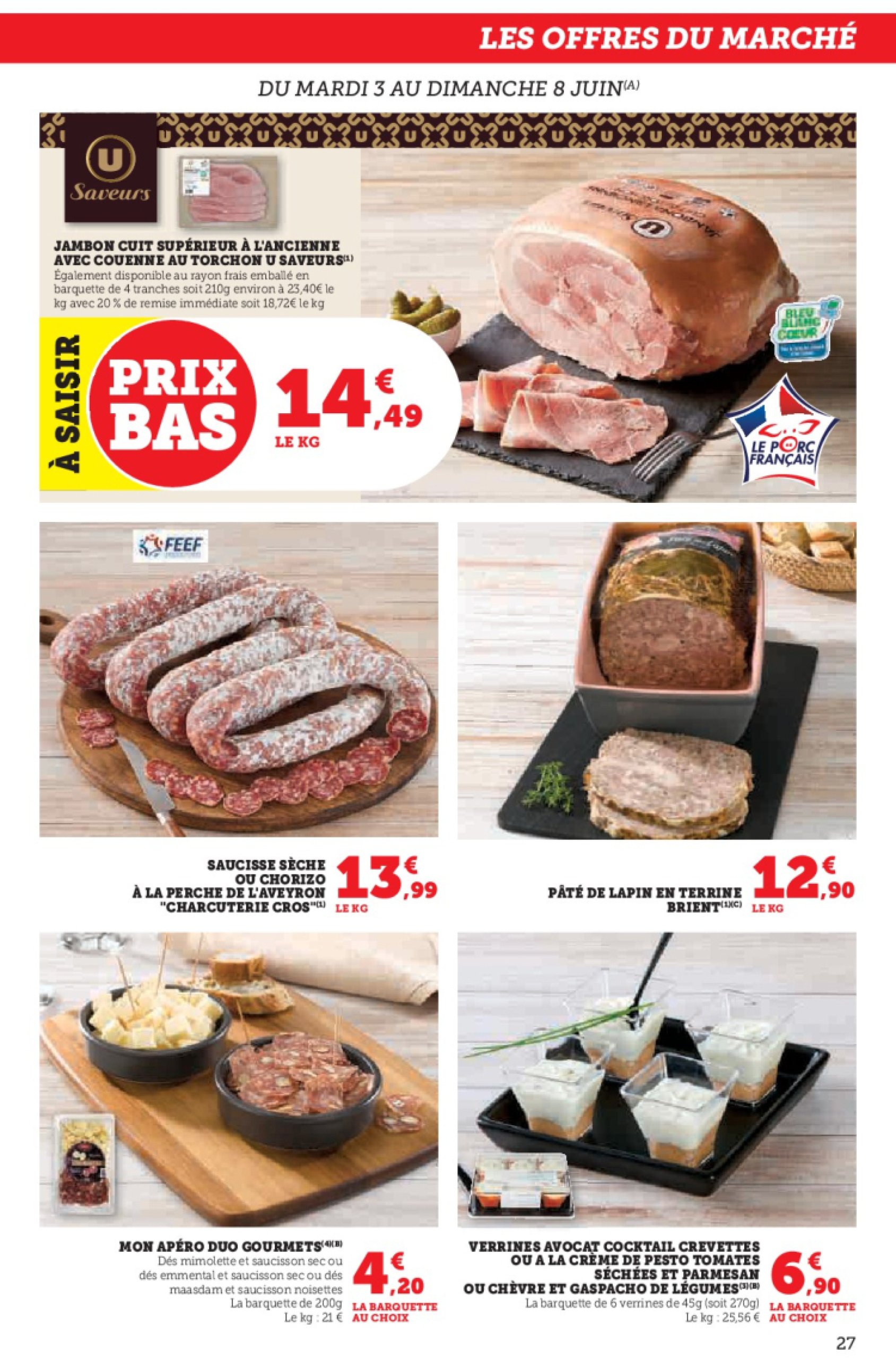 super-u - Catalogue Hyper U valable du 03/06 au 15/06 - page: 27 super-u - Catalogue Hyper U valable du 03/06 au 15/06 - page: 27