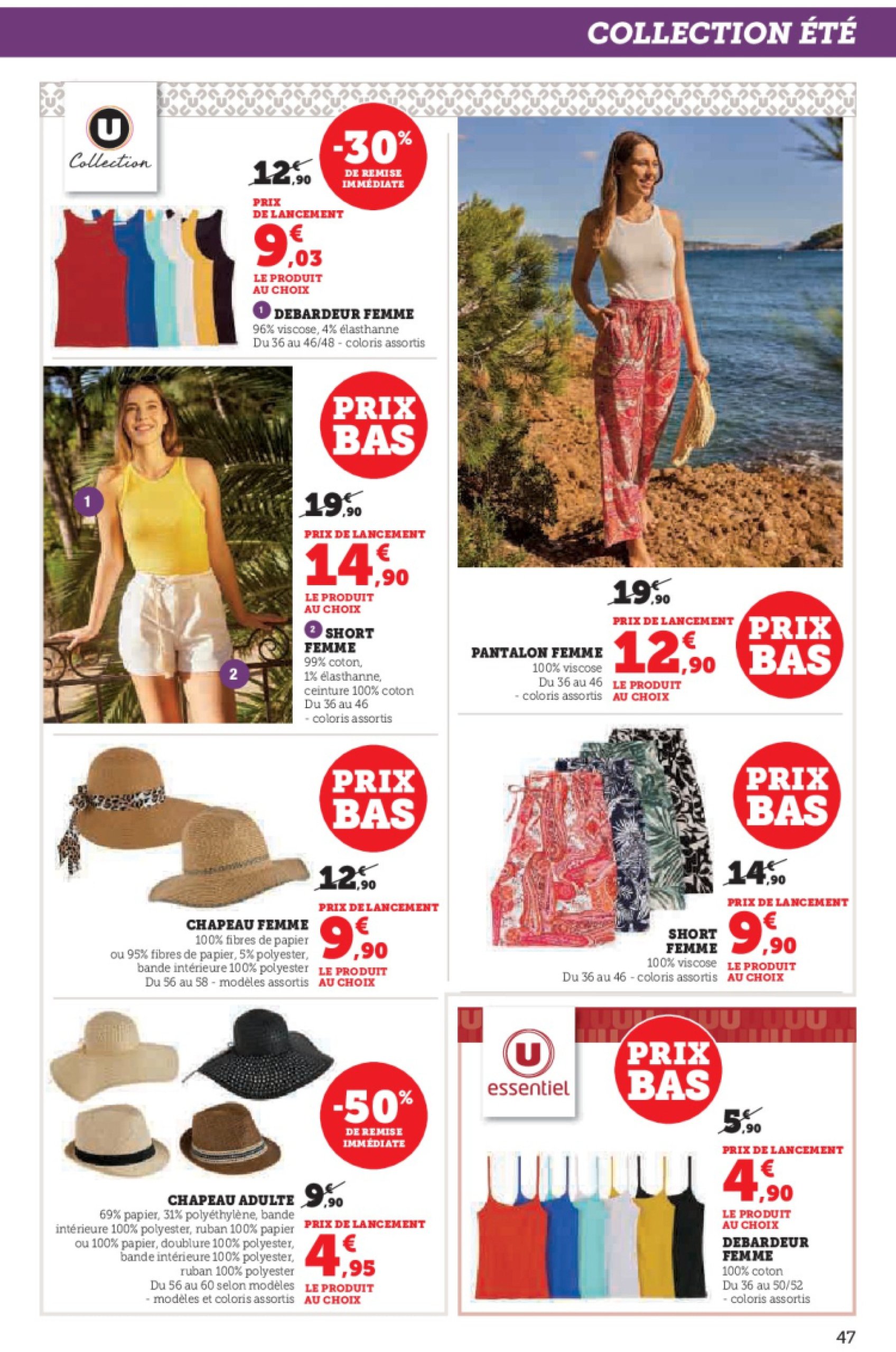 super-u - Catalogue Hyper U valable du 11/06 au 22/06 - page: 47 super-u - Catalogue Hyper U valable du 11/06 au 22/06 - page: 47
