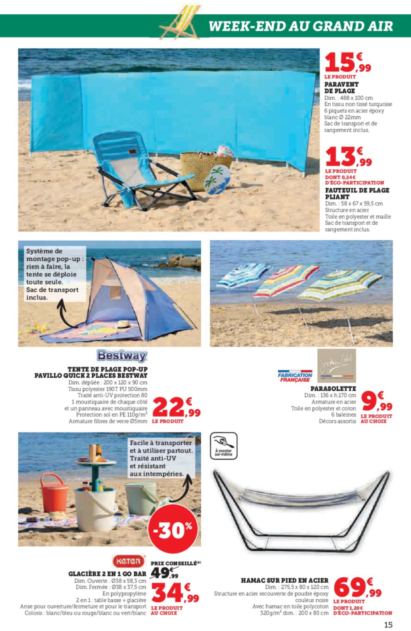 super-u - Catalogue Hyper U valable du 11/06 au 22/06 - page: 15 super-u - Catalogue Hyper U valable du 11/06 au 22/06 - page: 15