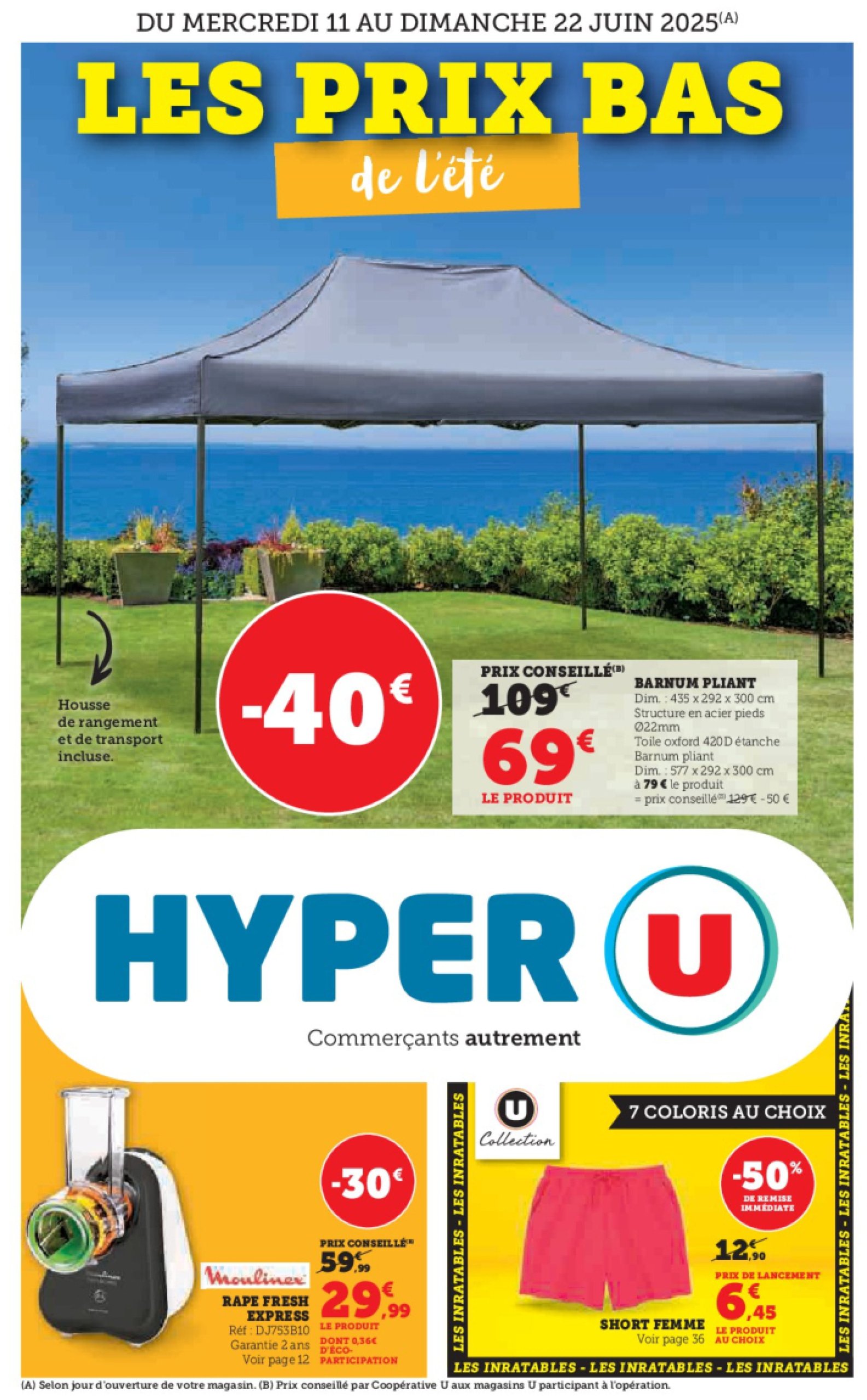 super-u - Catalogue Hyper U valable du 11/06 au 22/06 - page: 1 super-u - Catalogue Hyper U valable du 11/06 au 22/06 - page: 1