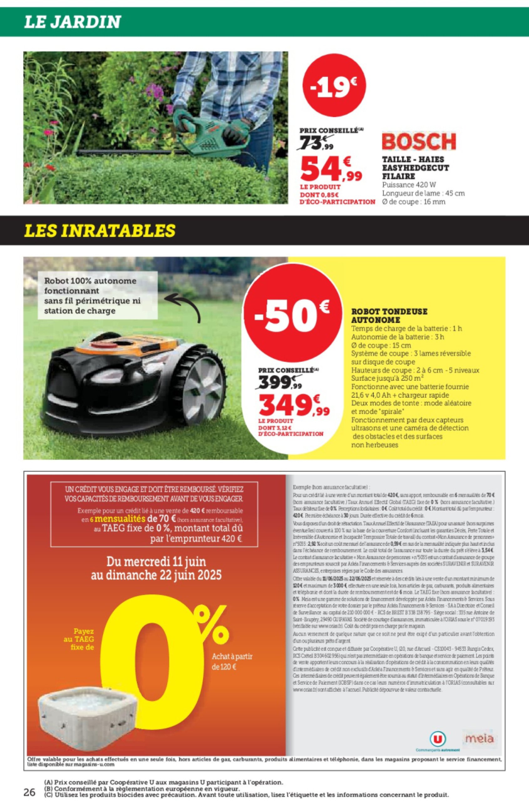 super-u - Catalogue Hyper U valable du 11/06 au 22/06 - page: 26 super-u - Catalogue Hyper U valable du 11/06 au 22/06 - page: 26