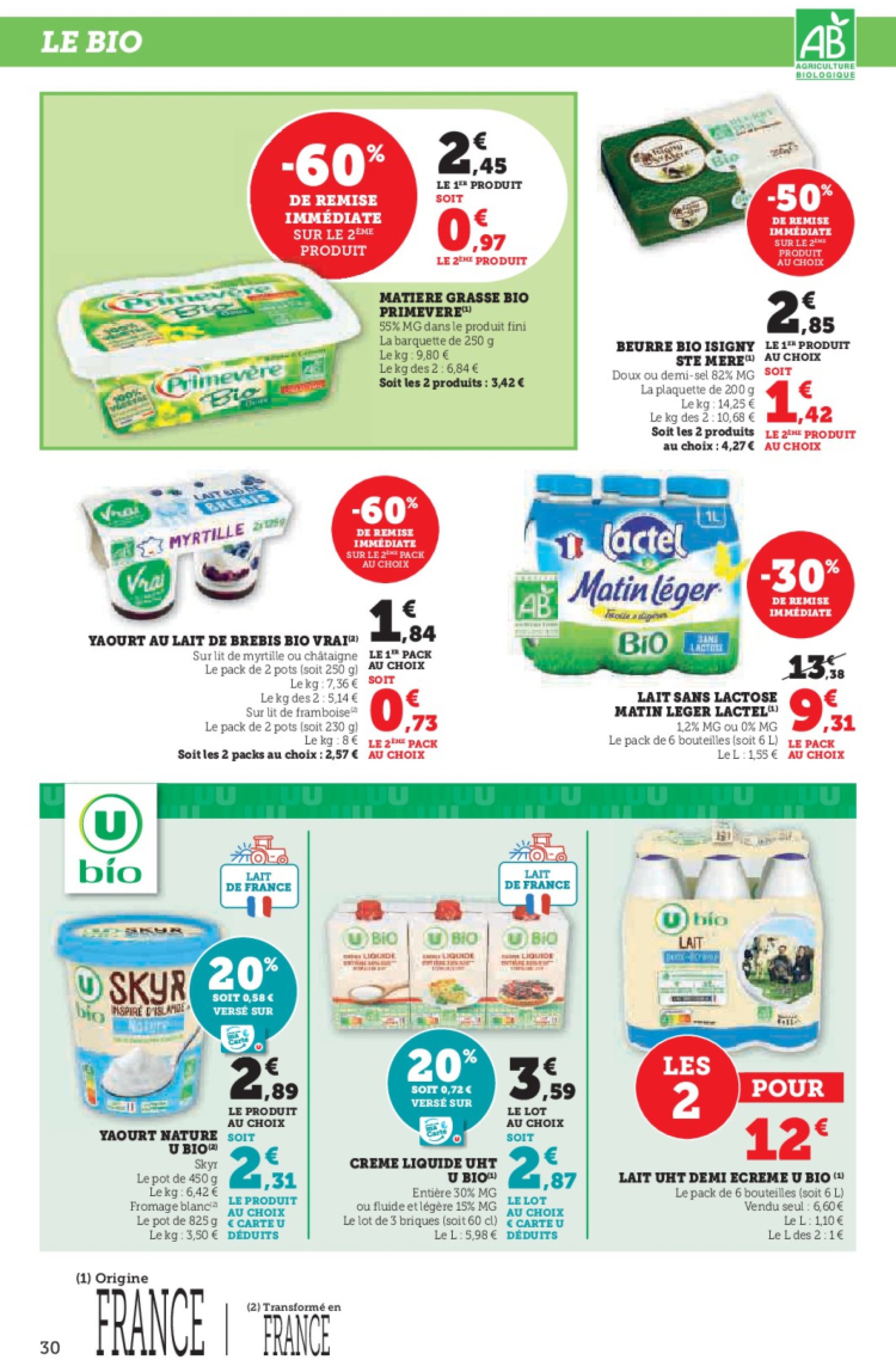 super-u - Catalogue Super U valable du 17/06 au 29/06 - page: 30 super-u - Catalogue Super U valable du 17/06 au 29/06 - page: 30