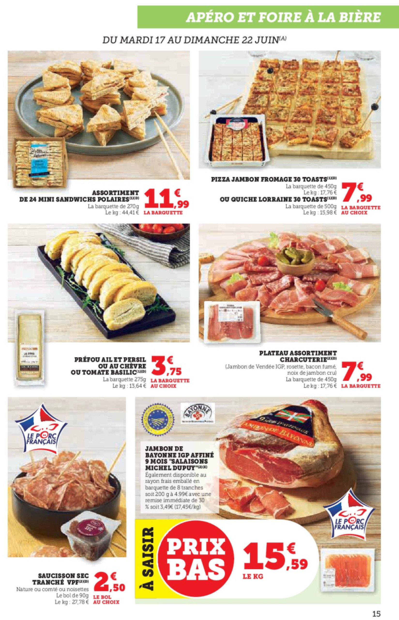super-u - Catalogue Super U valable du 17/06 au 29/06 - page: 15 super-u - Catalogue Super U valable du 17/06 au 29/06 - page: 15