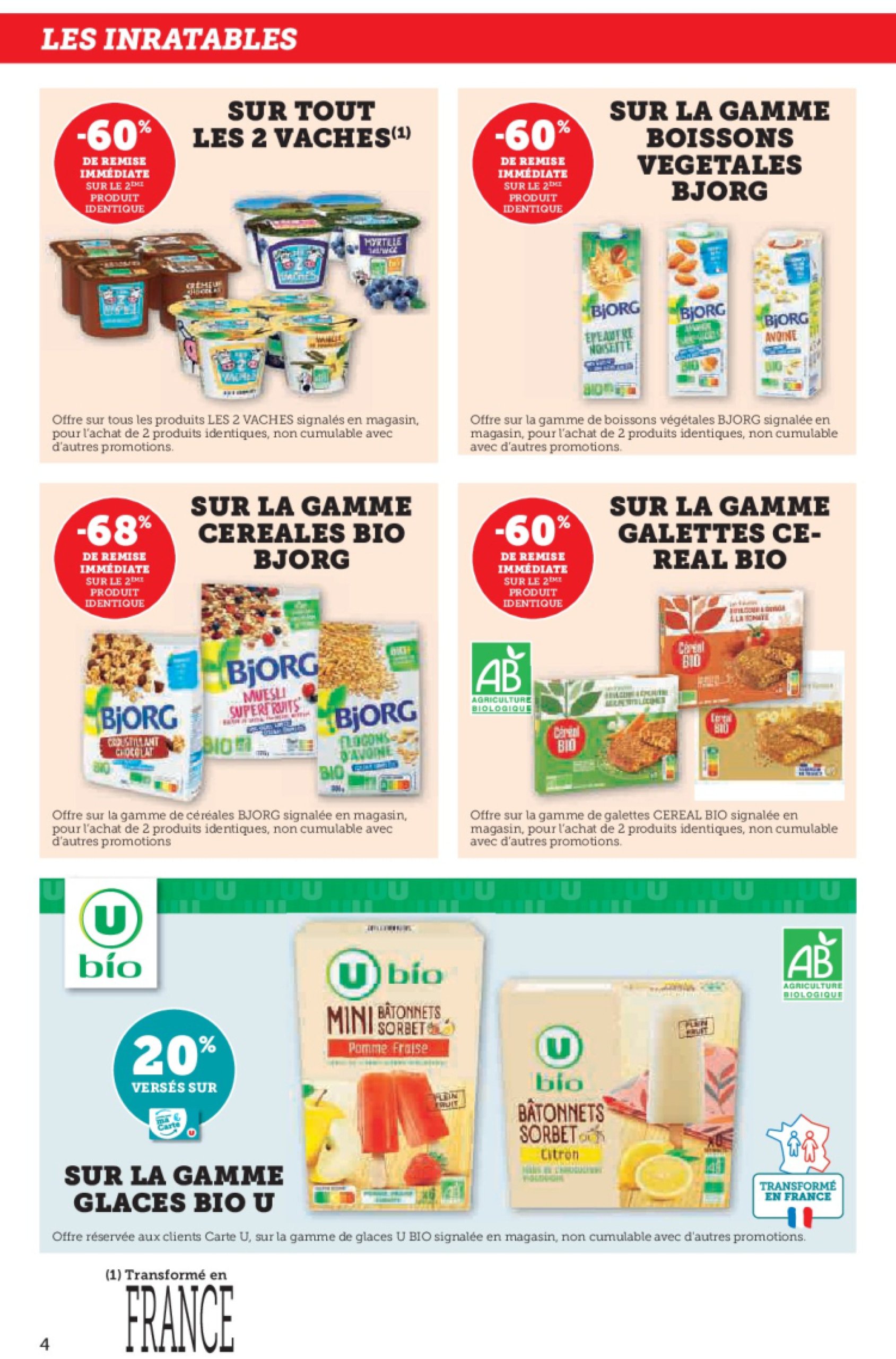 super-u - Catalogue Super U valable du 17/06 au 29/06 - page: 4 super-u - Catalogue Super U valable du 17/06 au 29/06 - page: 4