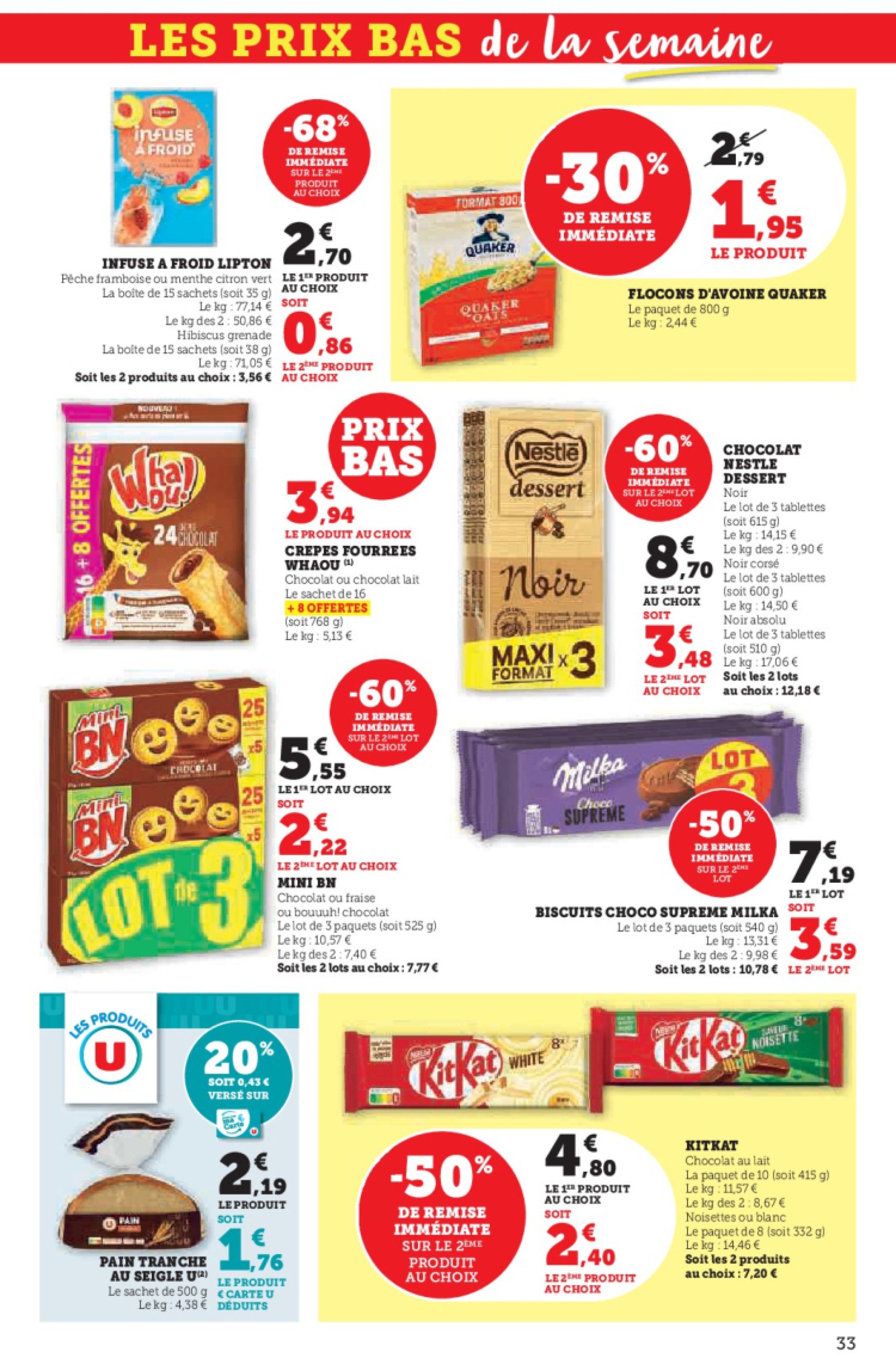 super-u - Catalogue Super U valable du 17/06 au 29/06 - page: 33 super-u - Catalogue Super U valable du 17/06 au 29/06 - page: 33