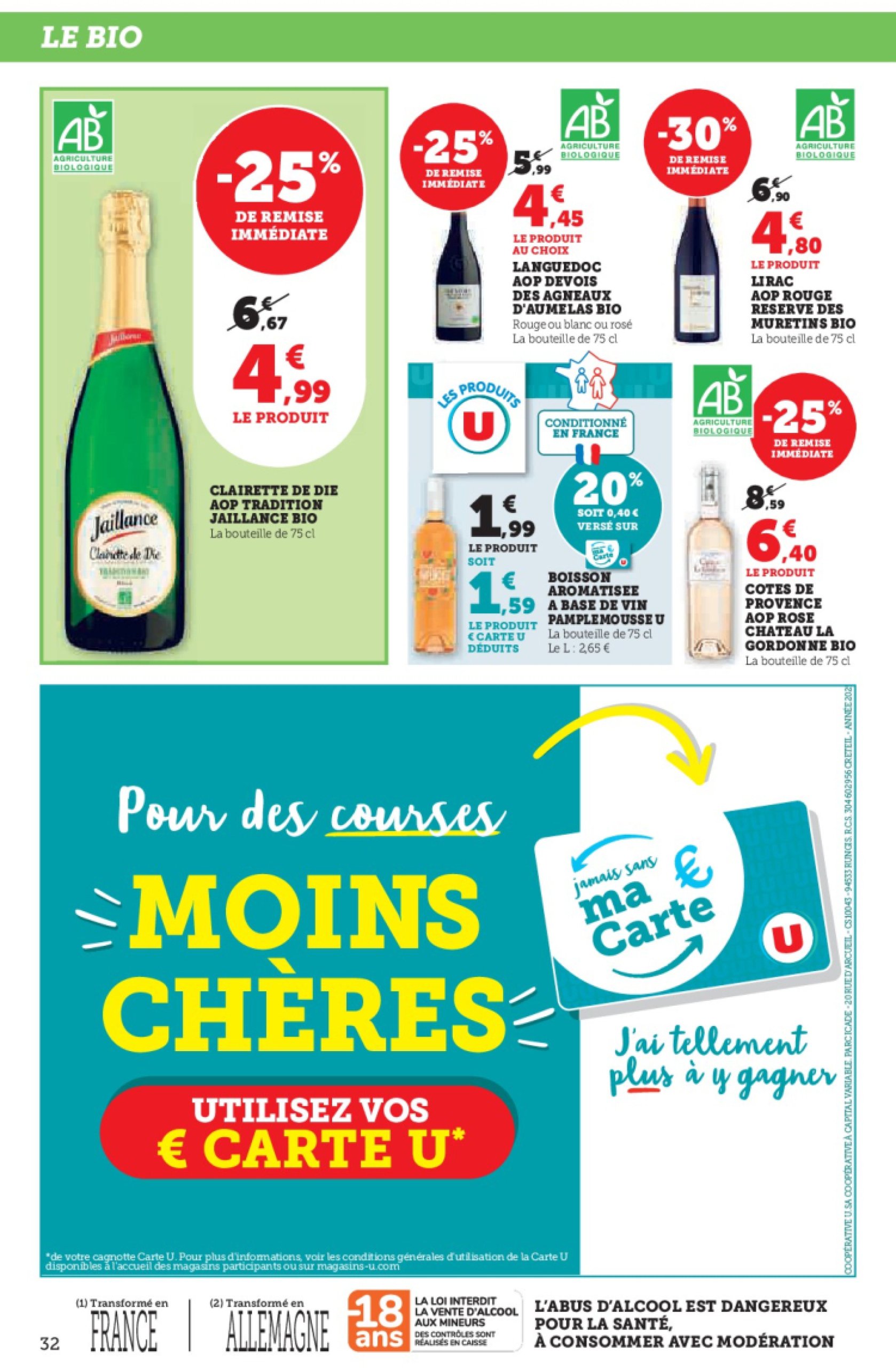 super-u - Catalogue Super U valable du 17/06 au 29/06 - page: 32 super-u - Catalogue Super U valable du 17/06 au 29/06 - page: 32