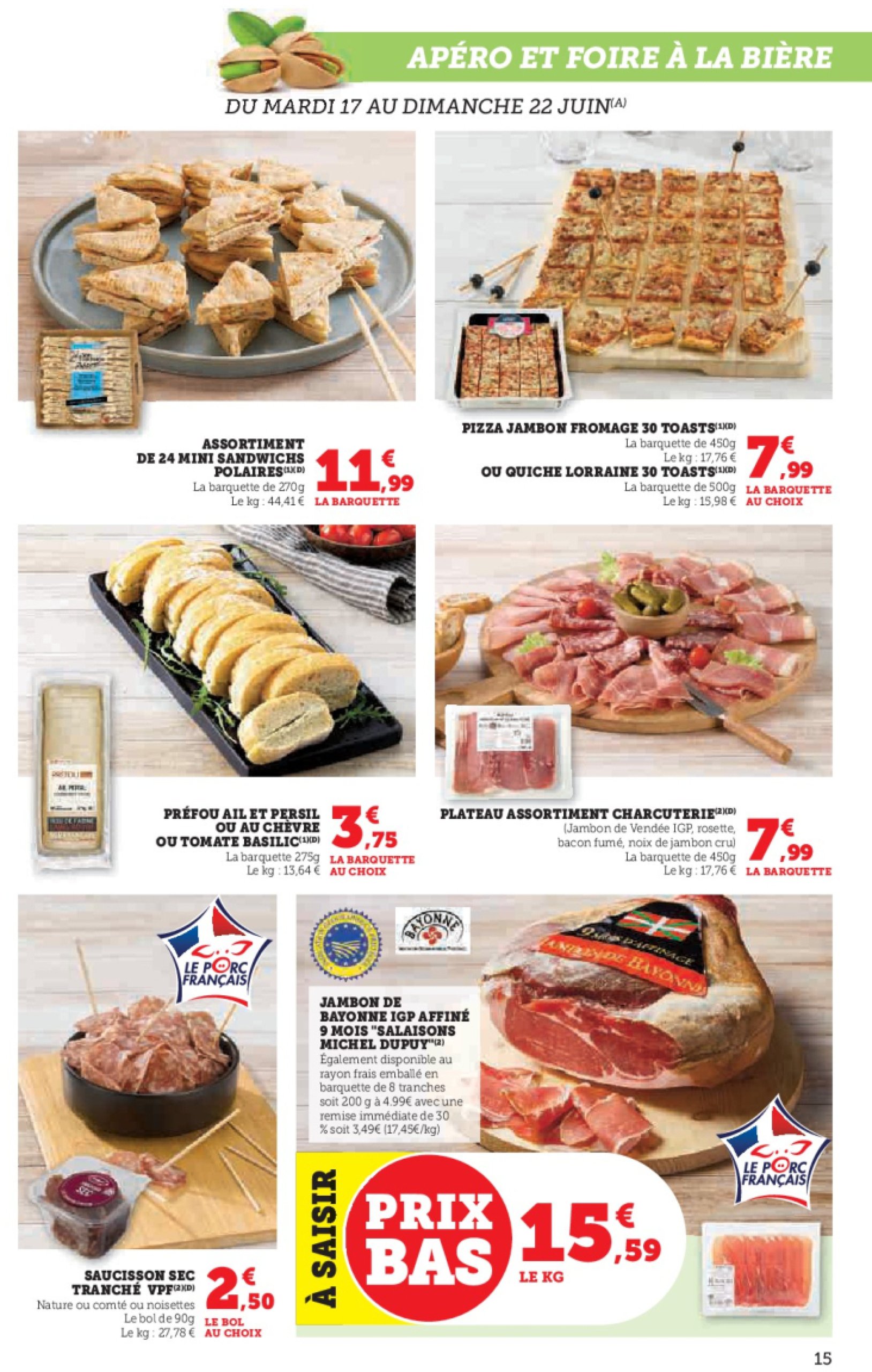 super-u - Catalogue Hyper U valable du 17/06 au 29/06 - page: 15