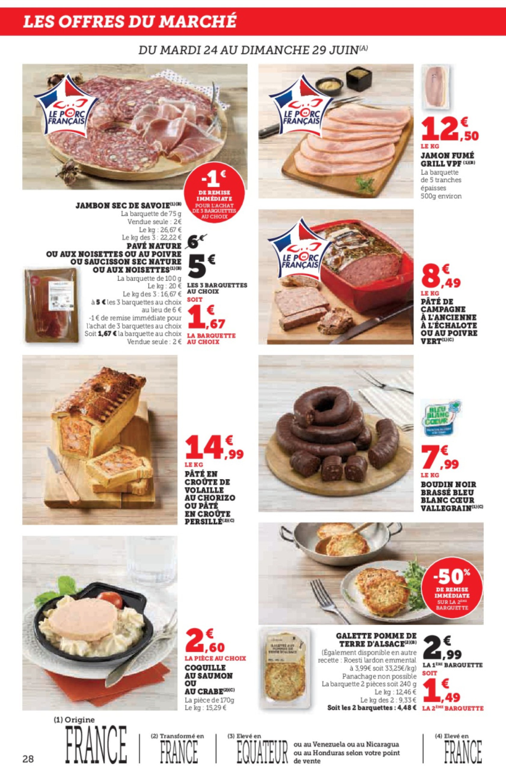 super-u - Catalogue Super U valable du 24/06 au 06/07 - page: 28