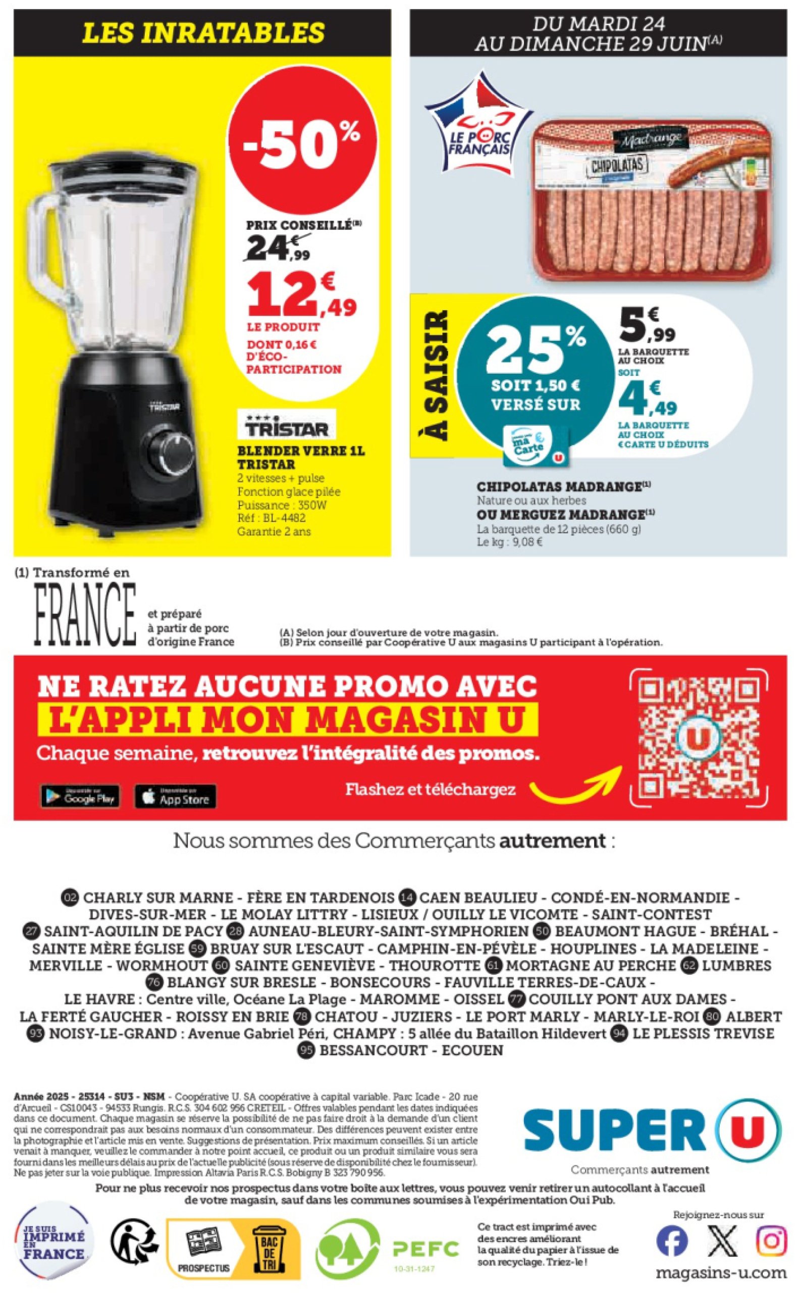 super-u - Catalogue Super U valable du 24/06 au 06/07 - page: 36