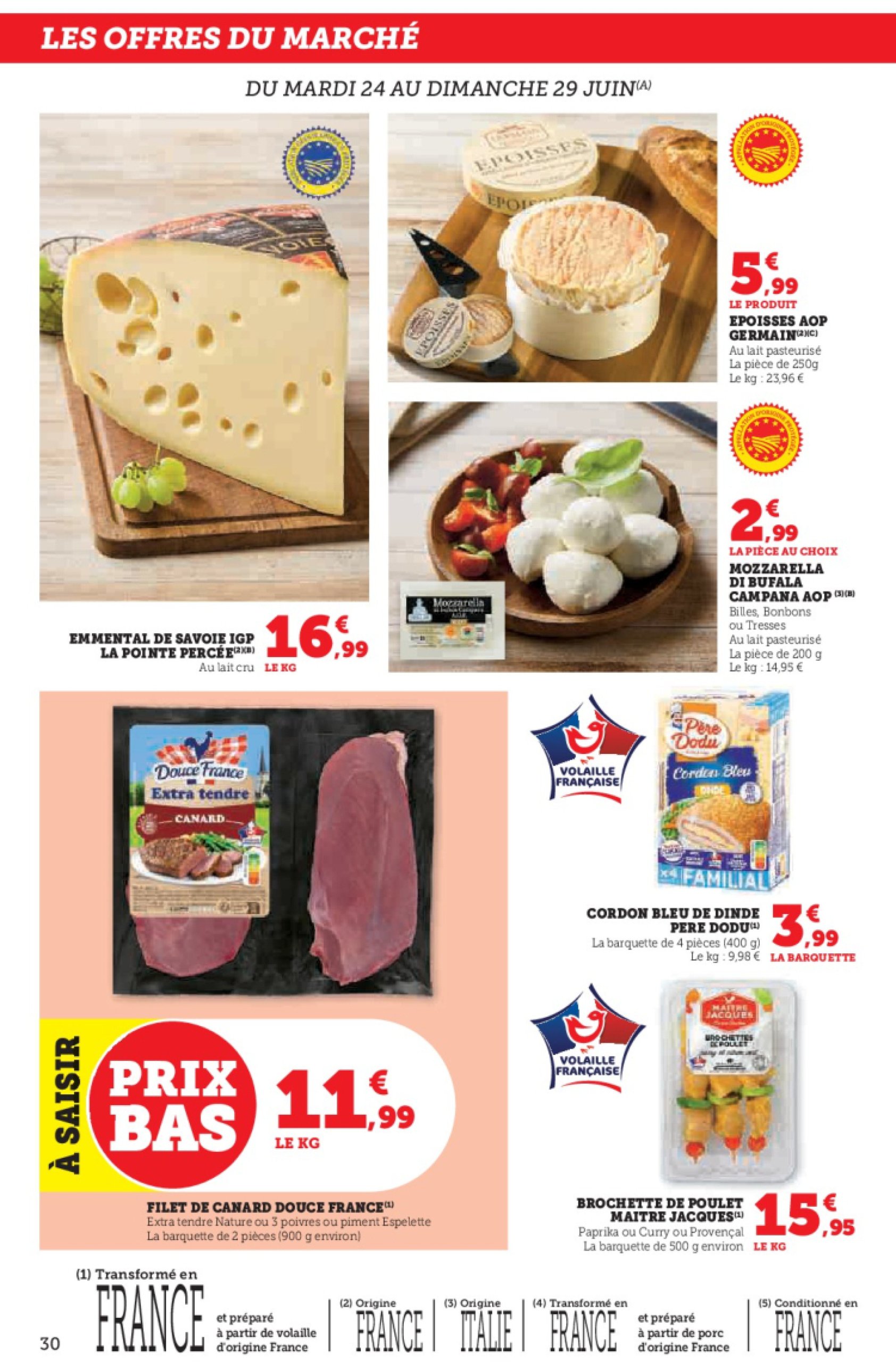 super-u - Catalogue Super U valable du 24/06 au 06/07 - page: 30
