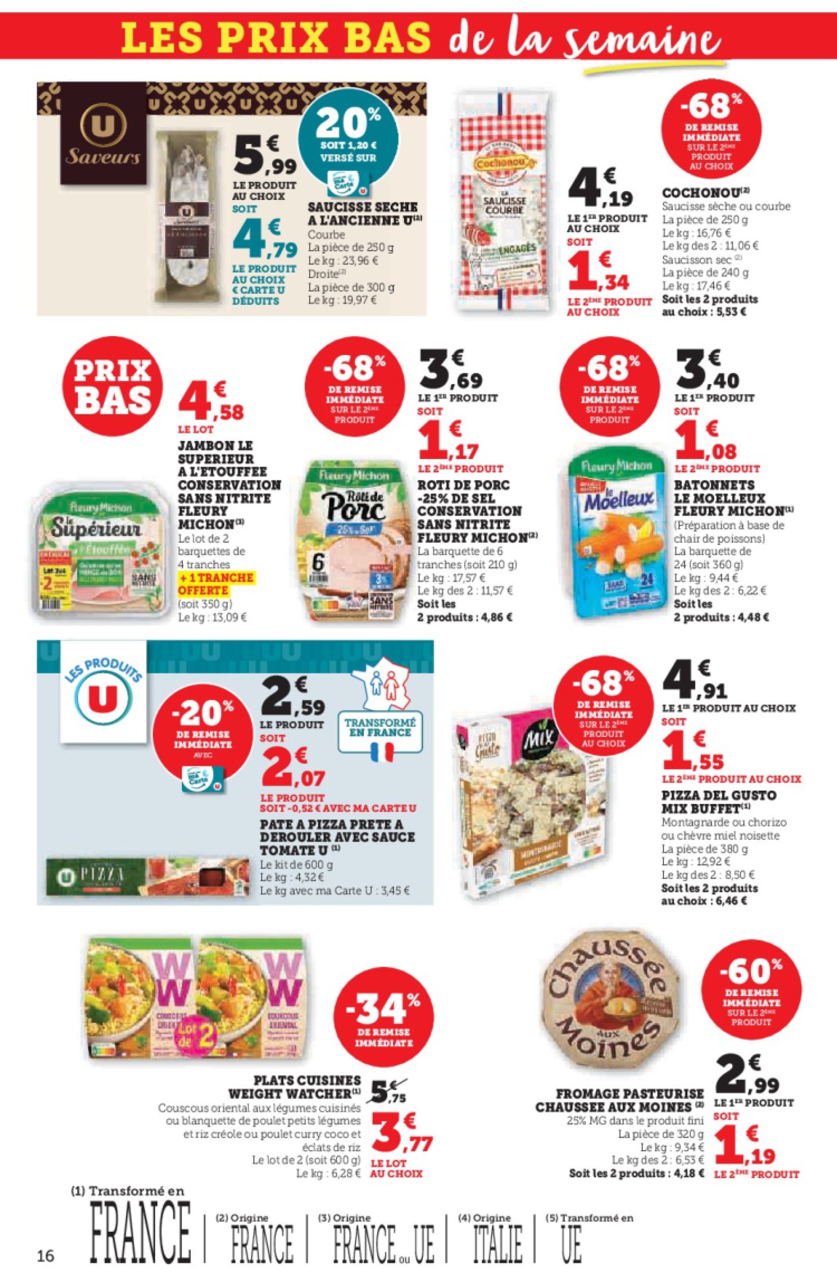 super-u - Catalogue Super U valable du 24/06 au 06/07 - page: 16