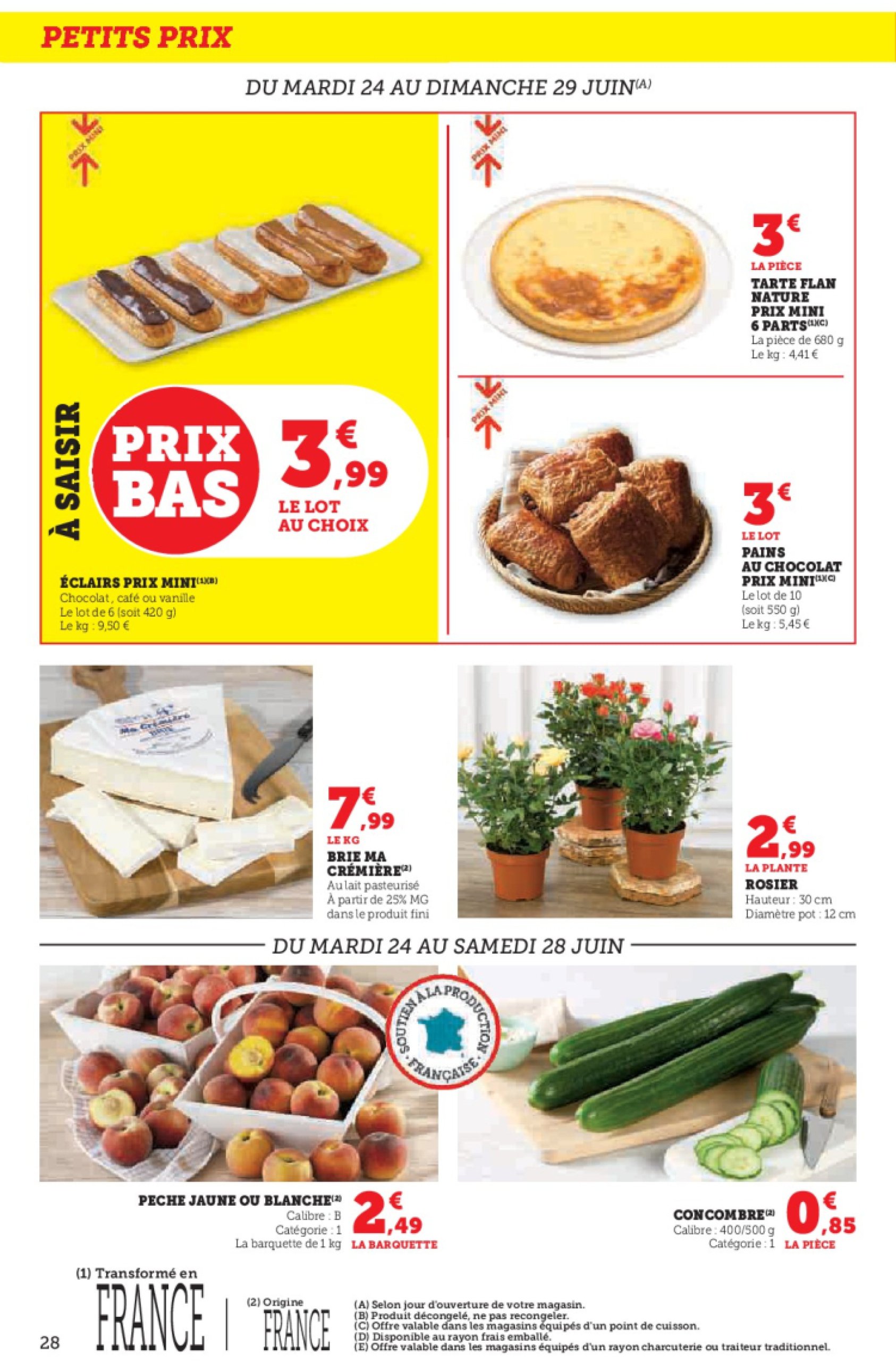 super-u - Catalogue Hyper U valable du 24/06 au 06/07 - page: 28 super-u - Catalogue Hyper U valable du 24/06 au 06/07 - page: 28