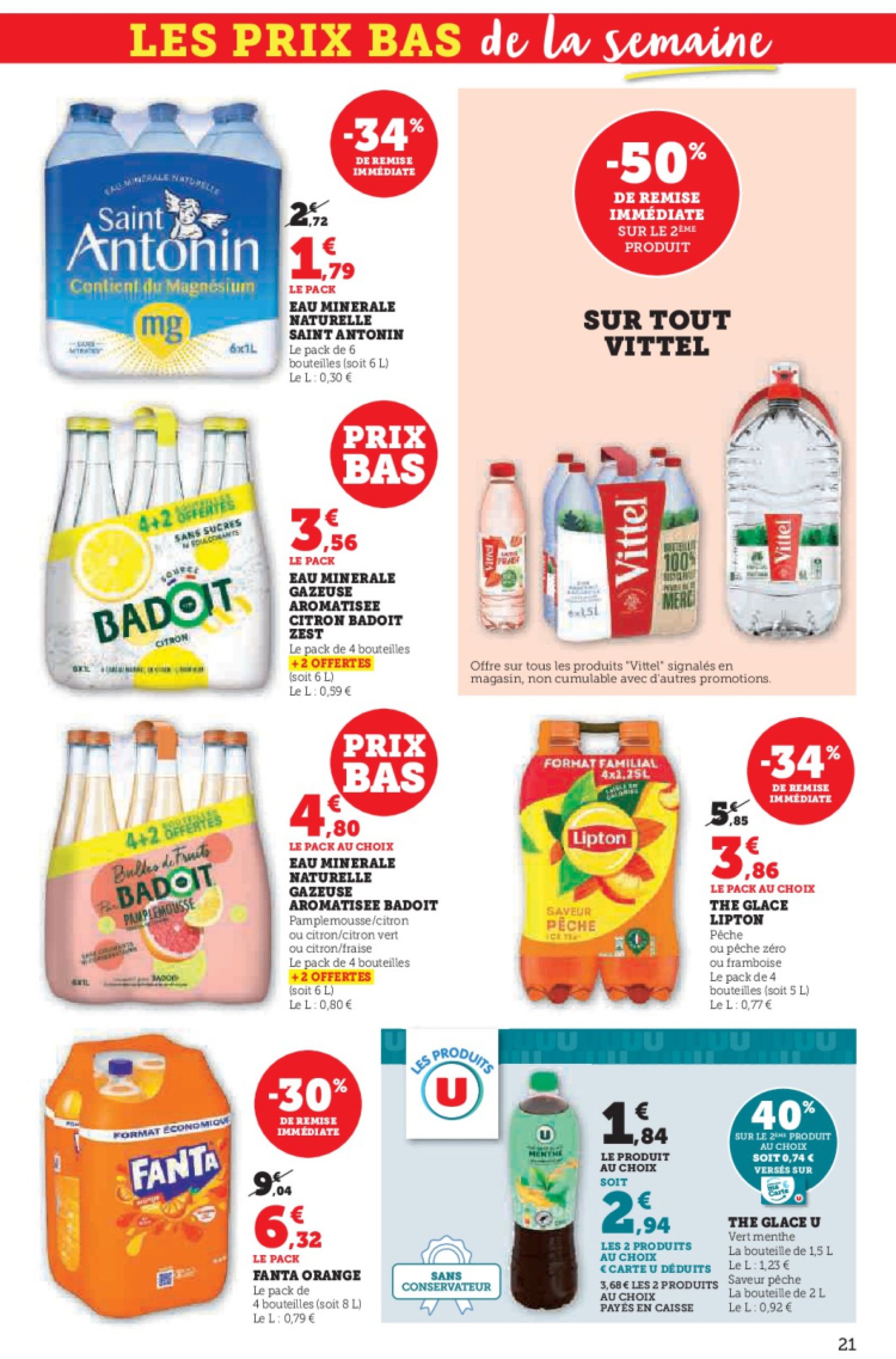 super-u - Catalogue Hyper U valable du 24/06 au 06/07 - page: 21 super-u - Catalogue Hyper U valable du 24/06 au 06/07 - page: 21