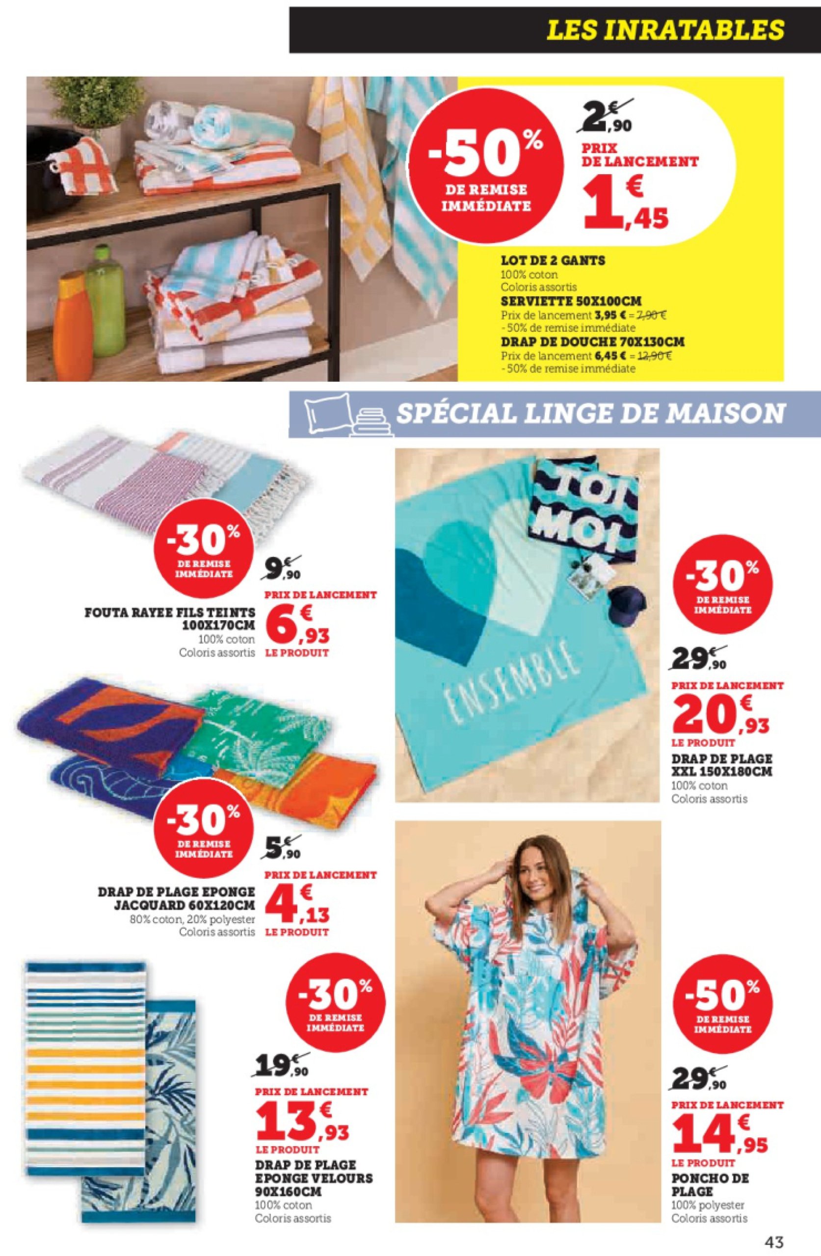 super-u - Catalogue Hyper U valable du 24/06 au 06/07 - page: 43 super-u - Catalogue Hyper U valable du 24/06 au 06/07 - page: 43