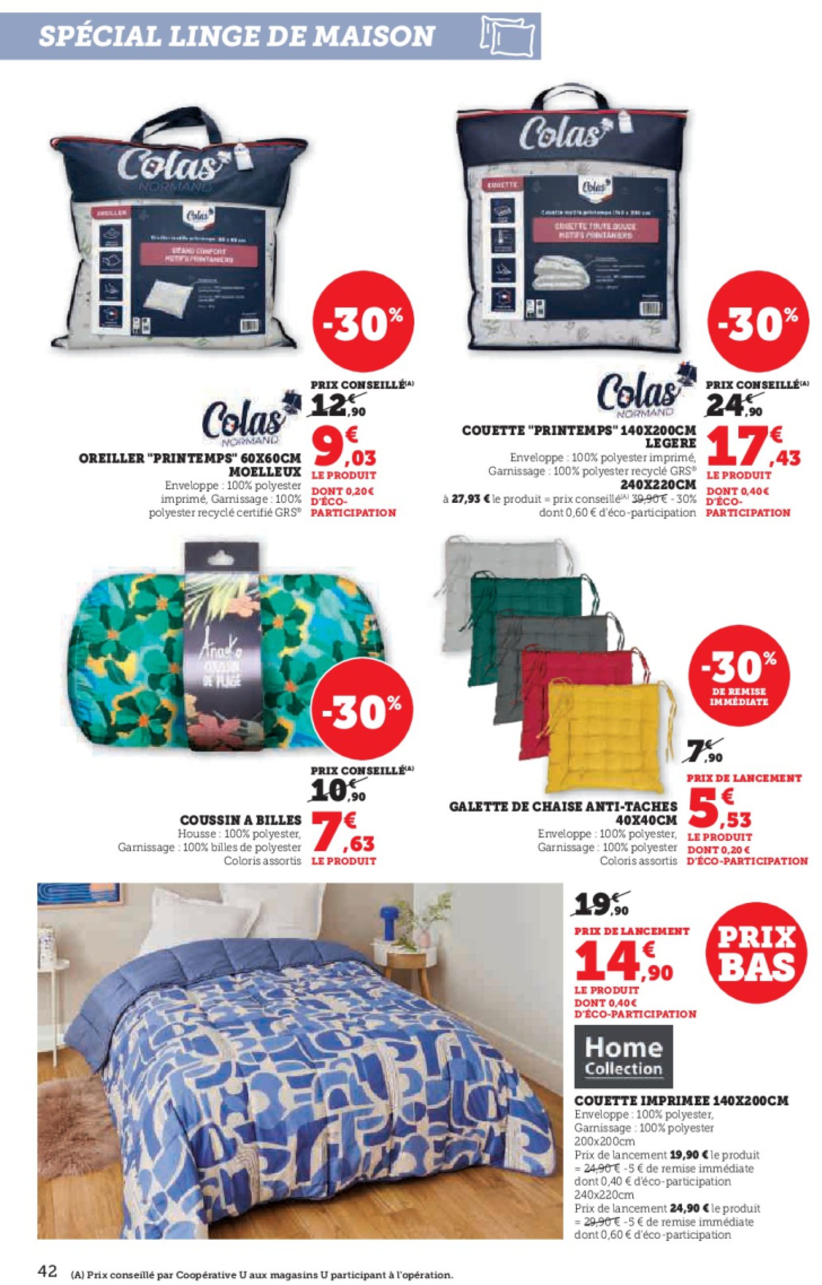 super-u - Catalogue Hyper U valable du 24/06 au 06/07 - page: 42 super-u - Catalogue Hyper U valable du 24/06 au 06/07 - page: 42