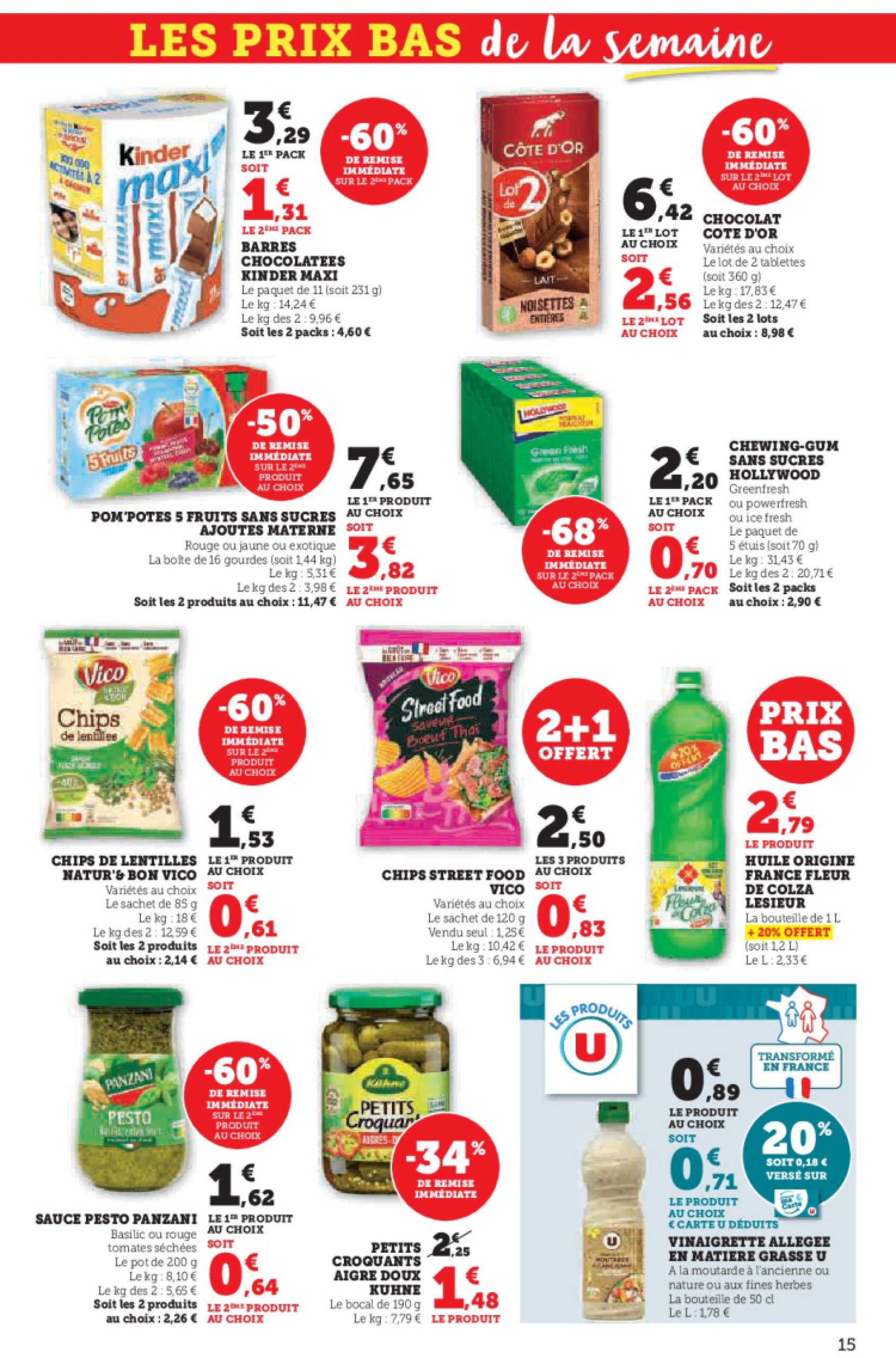 super-u - Catalogue Hyper U valable du 24/06 au 06/07 - page: 15 super-u - Catalogue Hyper U valable du 24/06 au 06/07 - page: 15