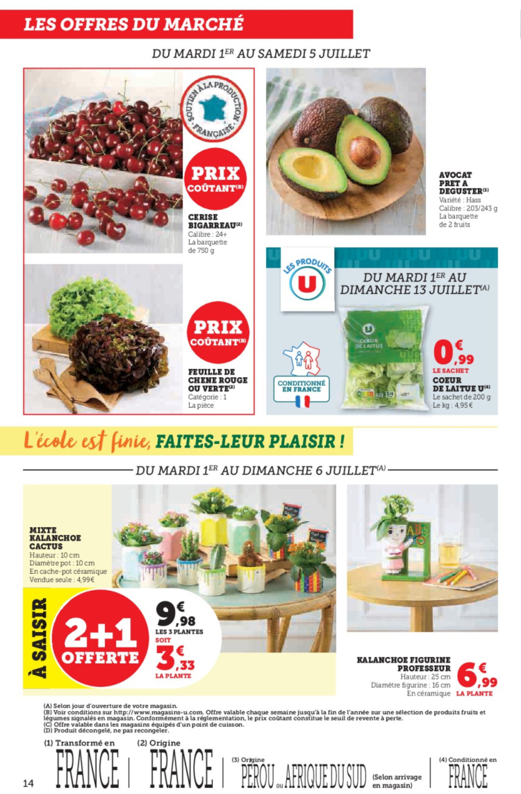 super-u - Catalogue Super U - Paris, Clichy valable du 01/07 au 13/07 - page: 14