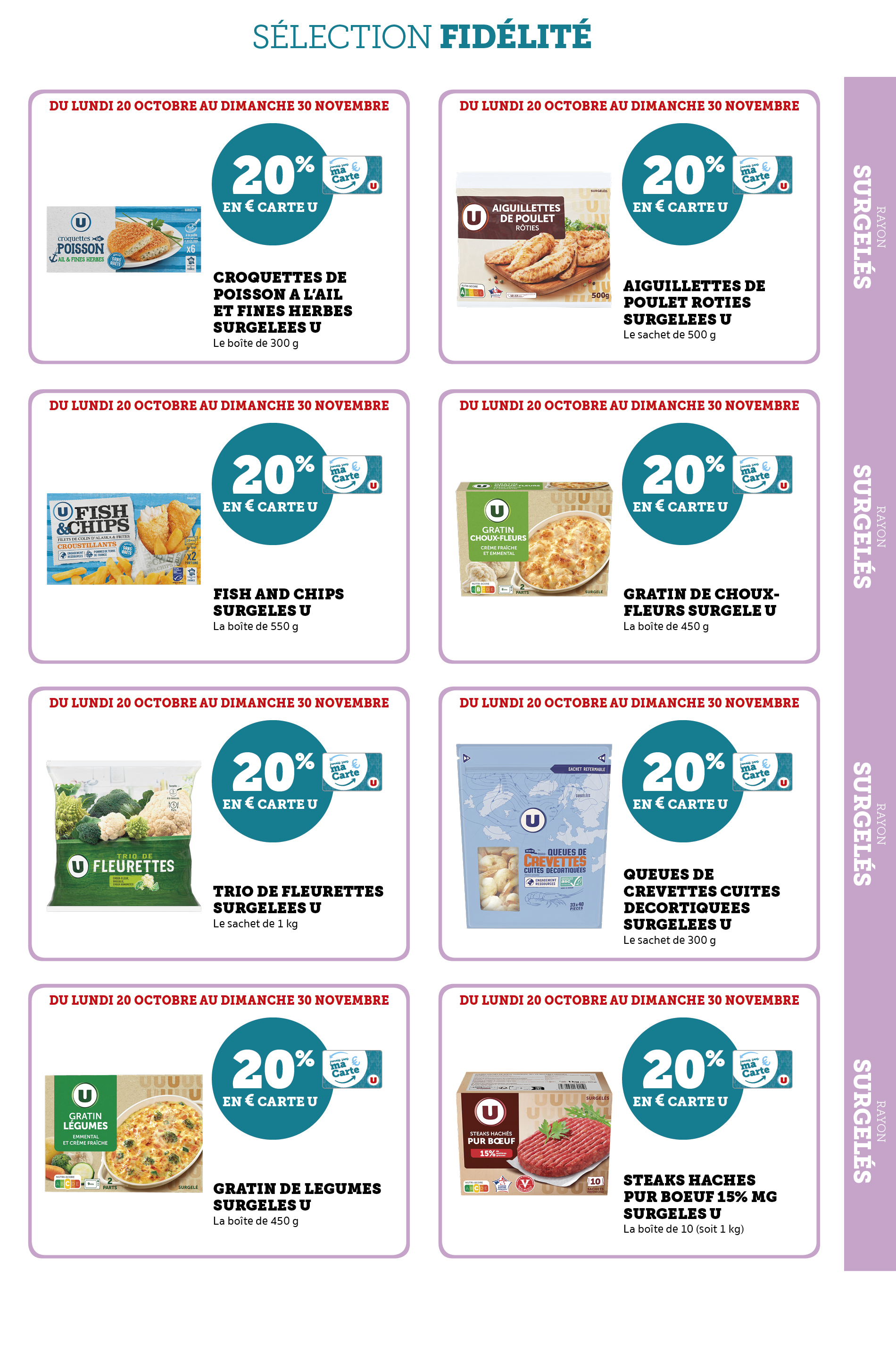 super-u - Catalogue Super U - Ma sélection Carte U valable du 20/10 au 30/11 - page: 39