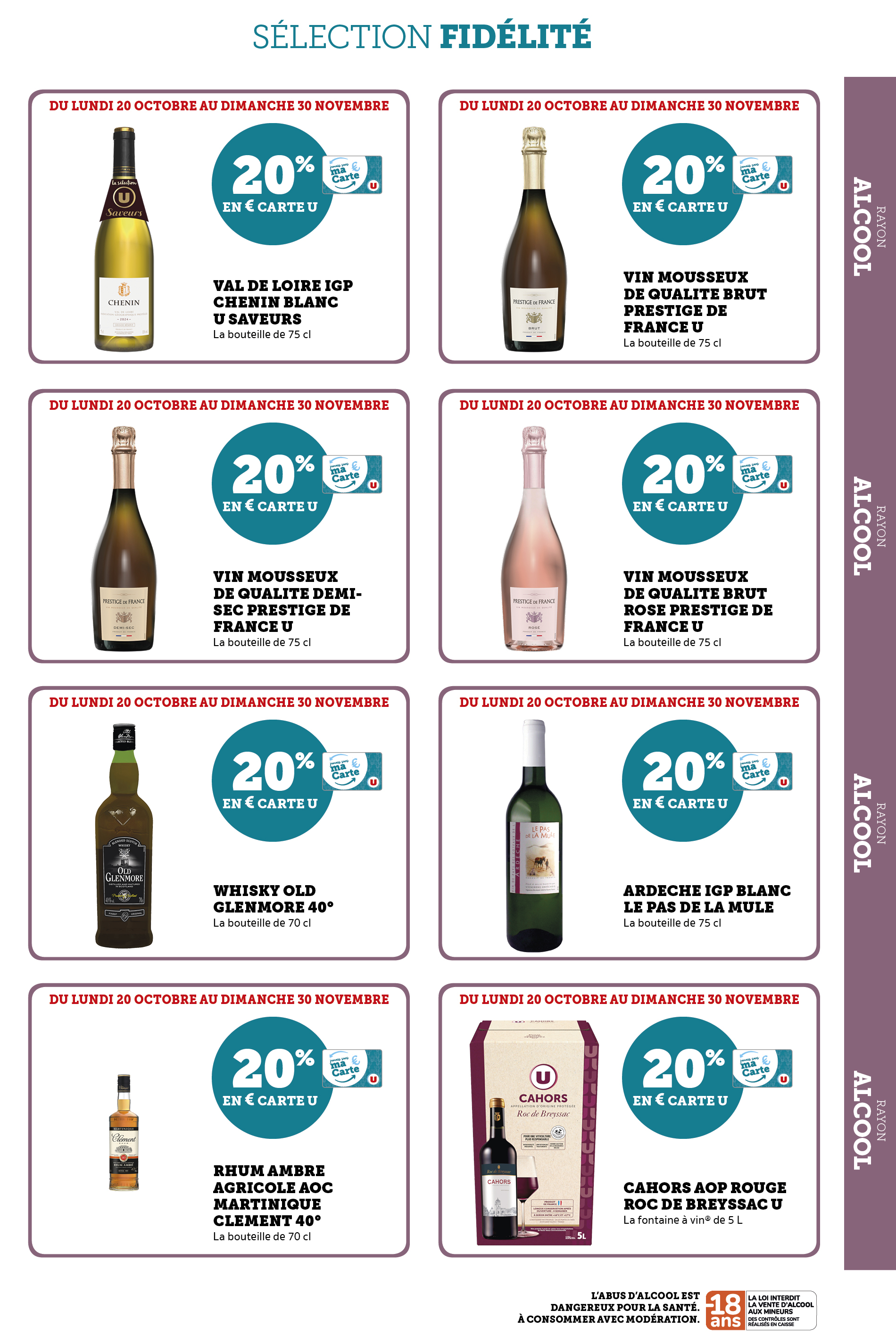 super-u - Catalogue Super U - Ma sélection Carte U valable du 20/10 au 30/11 - page: 33