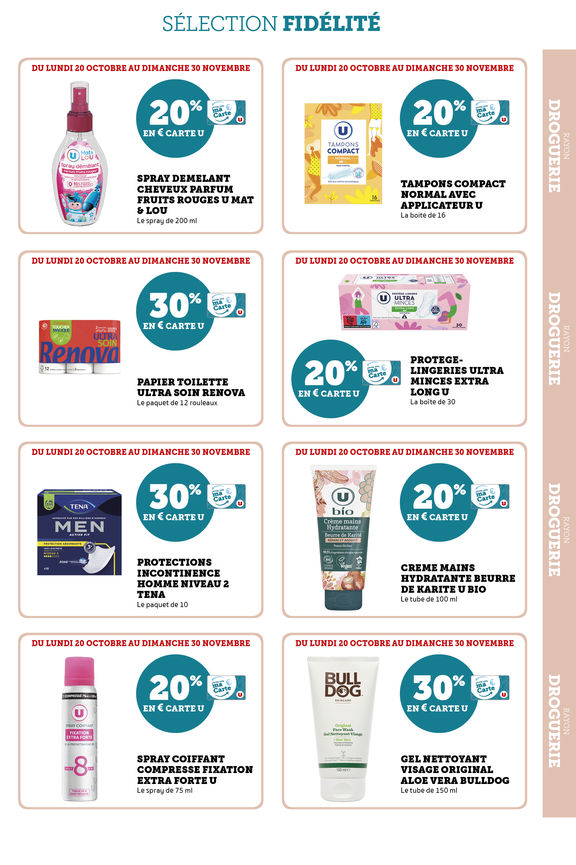 super-u - Catalogue Super U - Ma sélection Carte U valable du 20/10 au 30/11 - page: 15