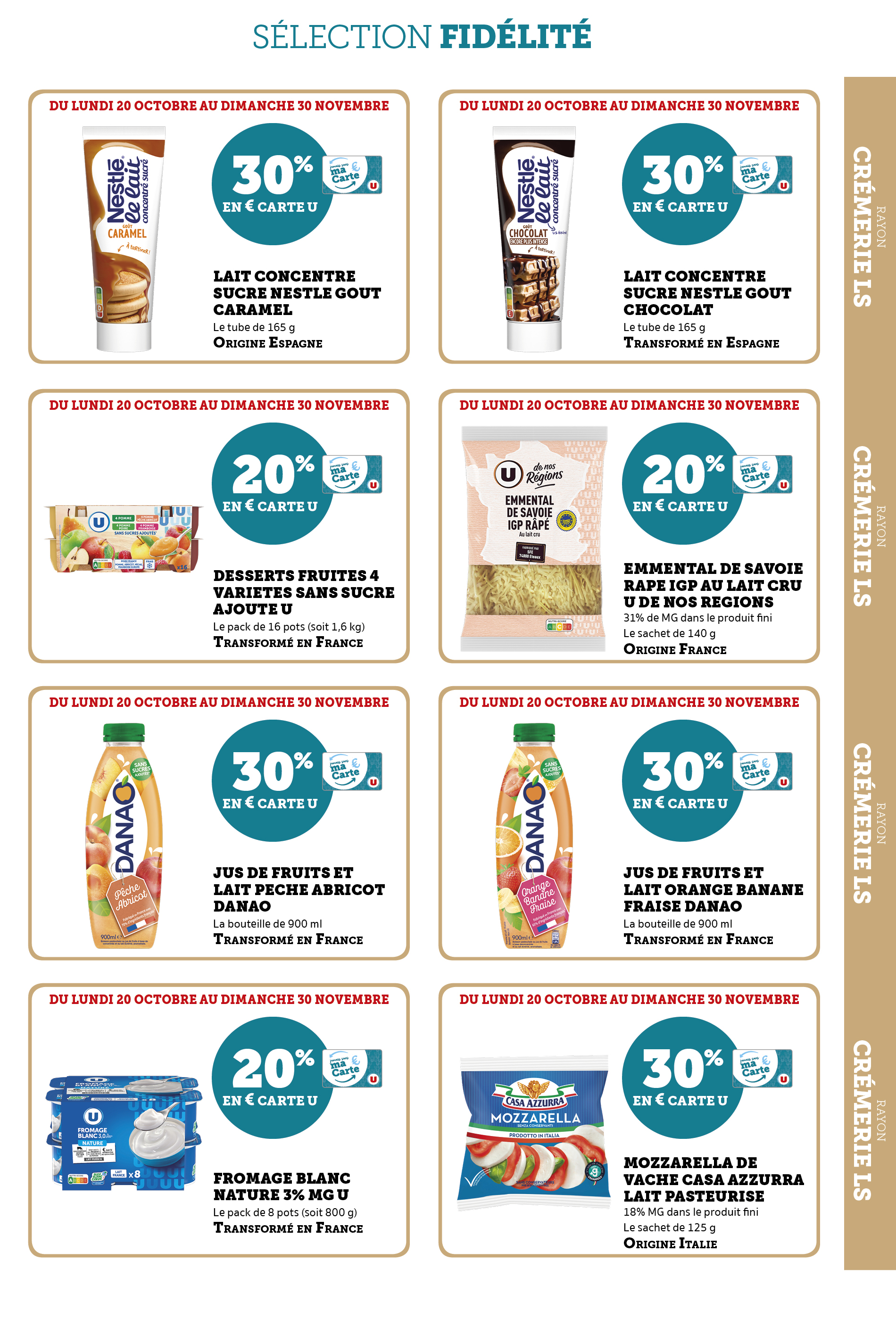 super-u - Catalogue Super U - Ma sélection Carte U valable du 20/10 au 30/11 - page: 5