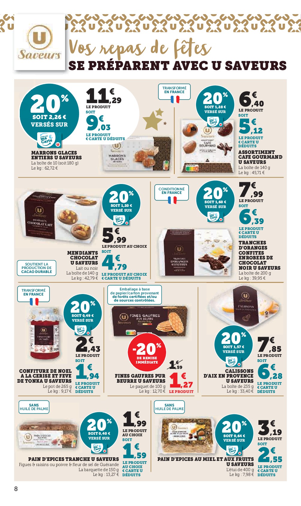 super-u - Catalogue Super U valable du 02/12 au 14/12 - page: 8