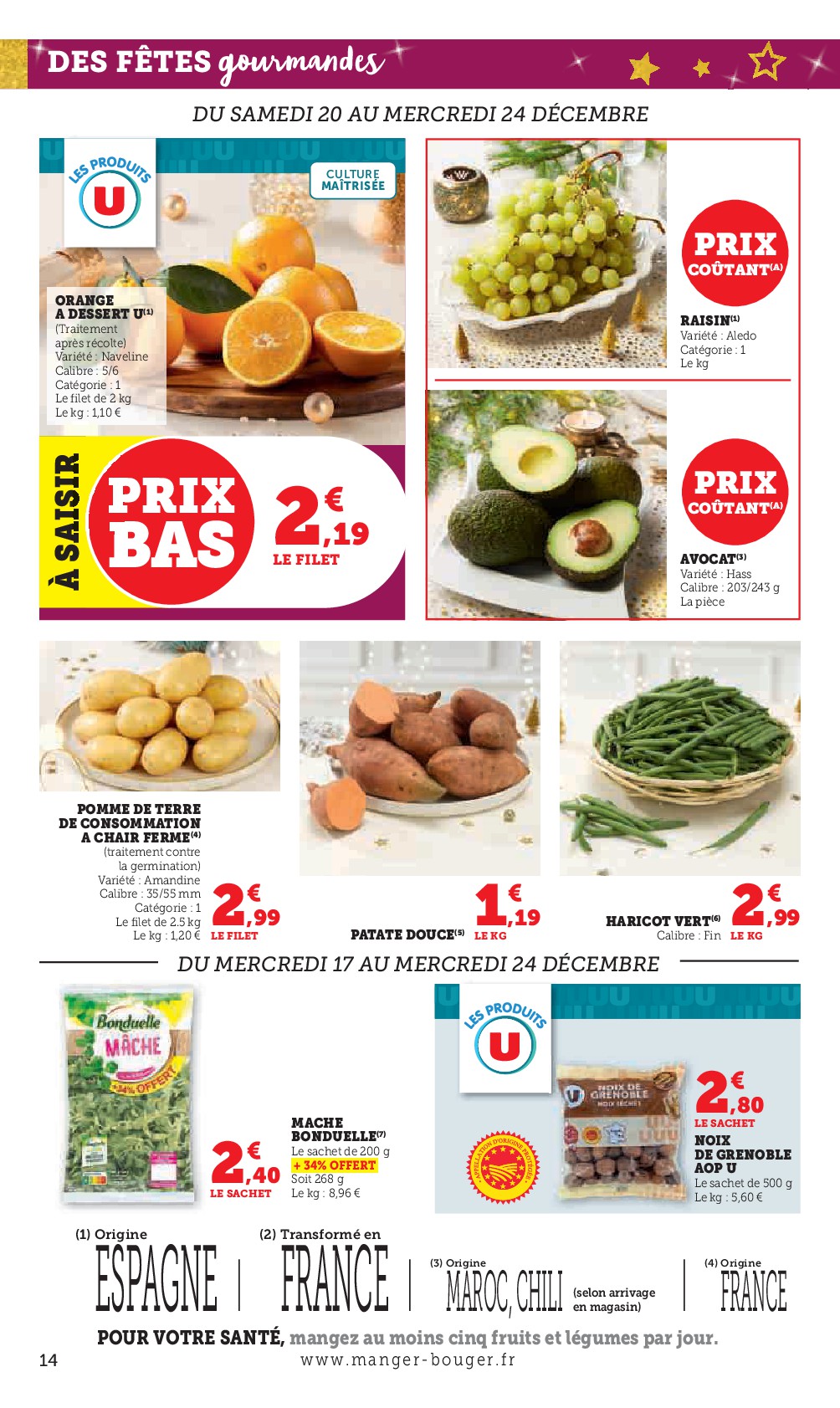 super-u - Catalogue Super U valable du 17/12 au 24/12 - page: 14