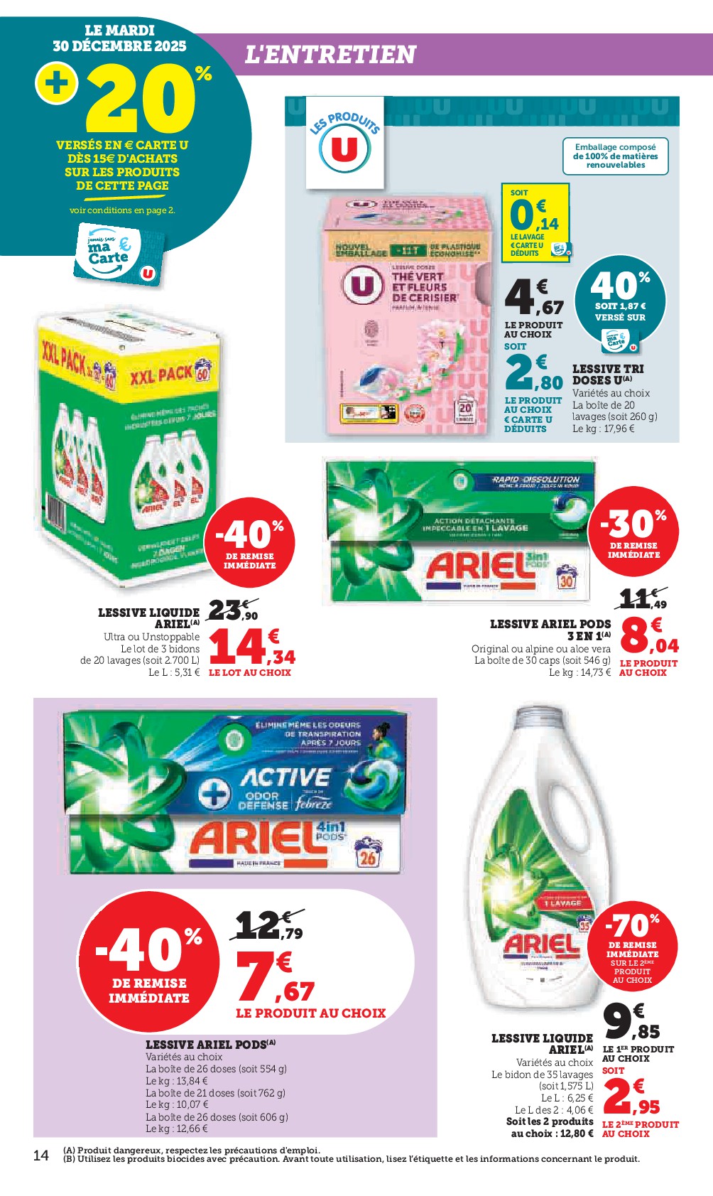 super-u - Catalogue Super U valable du 27/12 au 11/01 - page: 14