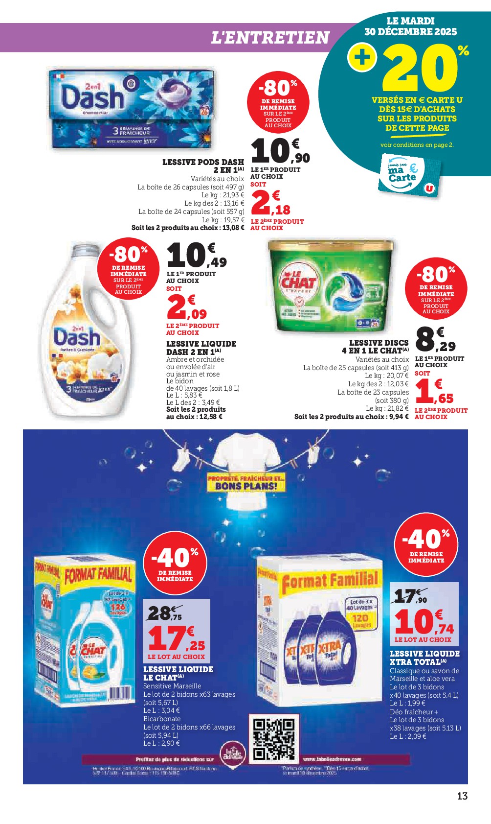 super-u - Catalogue Super U valable du 27/12 au 11/01 - page: 13