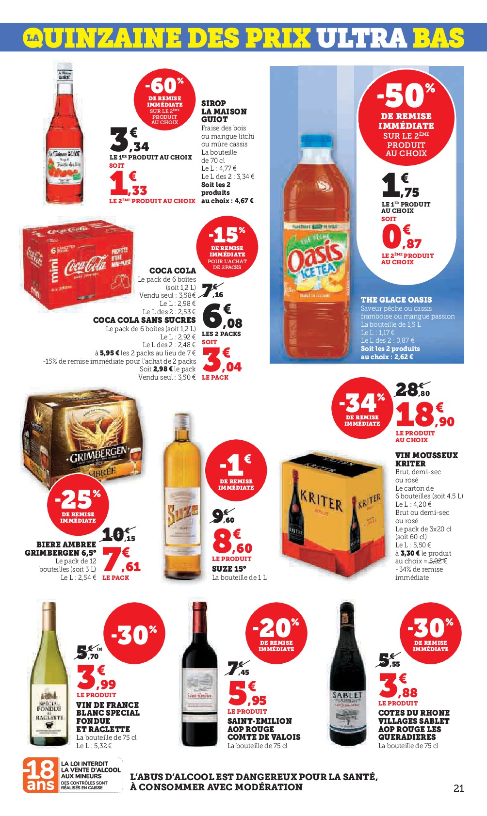 super-u - Catalogue Super U valable du 06/01 au 18/01 - page: 21