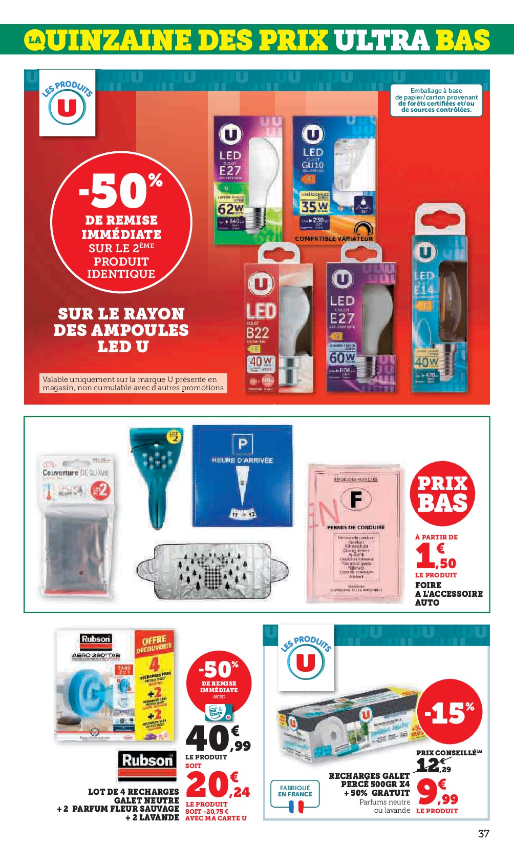 super-u - Catalogue Super U valable du 06/01 au 18/01 - page: 37