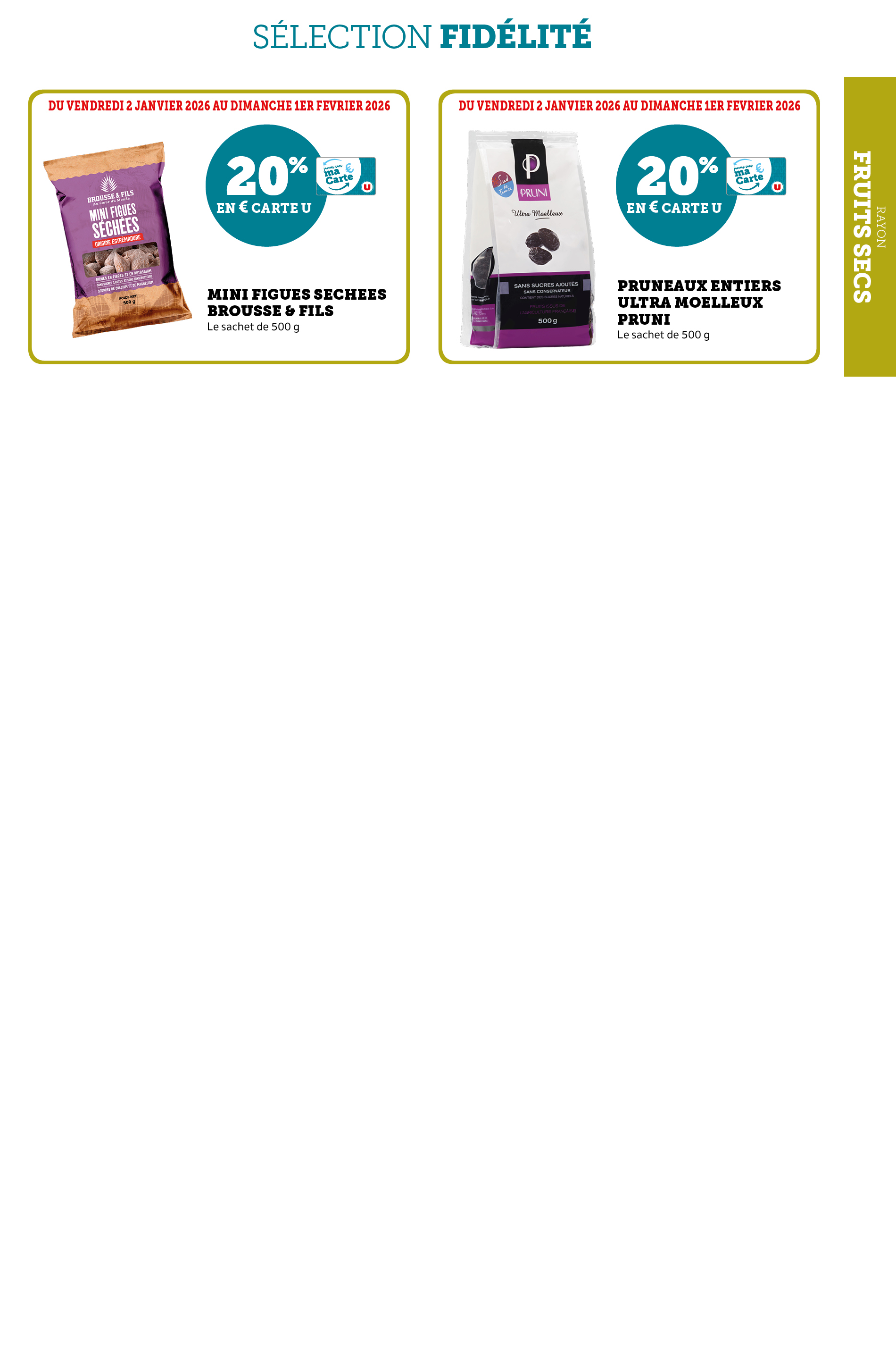 super-u - Catalogue Super U - Ma sélection Carte U janvier valable du 02/01 au 01/02 - page: 29