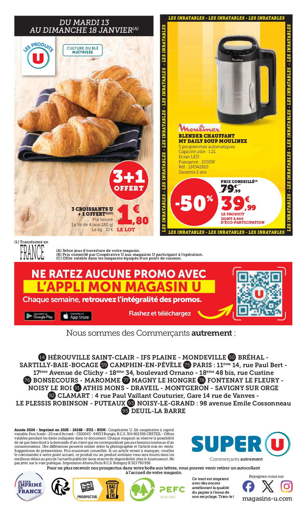 super-u - Catalogue Super U valable du 13/01 au 25/01 - page: 24