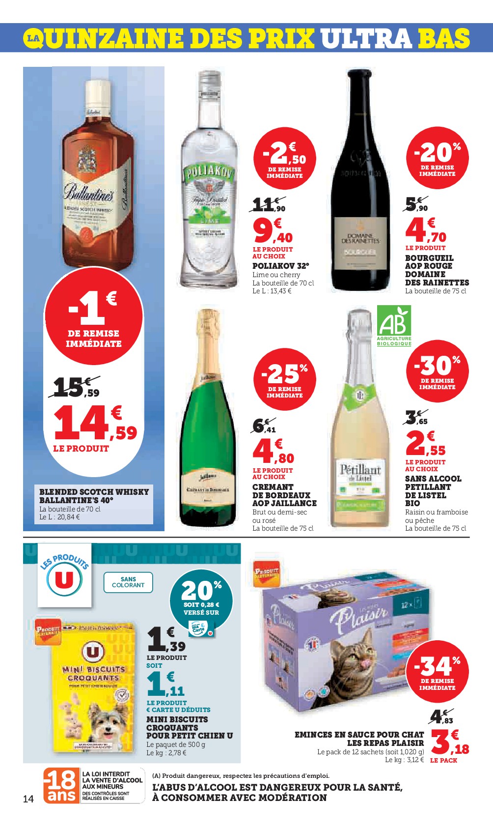 super-u - Catalogue Super U valable du 13/01 au 25/01 - page: 14