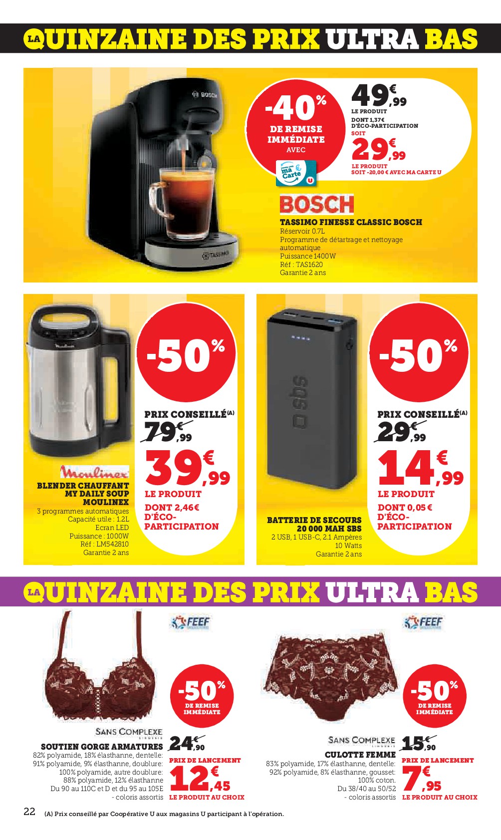 super-u - Catalogue Super U valable du 13/01 au 25/01 - page: 22