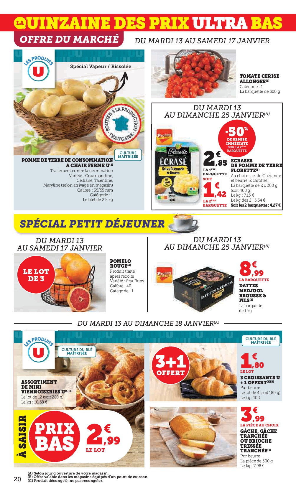 super-u - Catalogue Super U valable du 13/01 au 25/01 - page: 20
