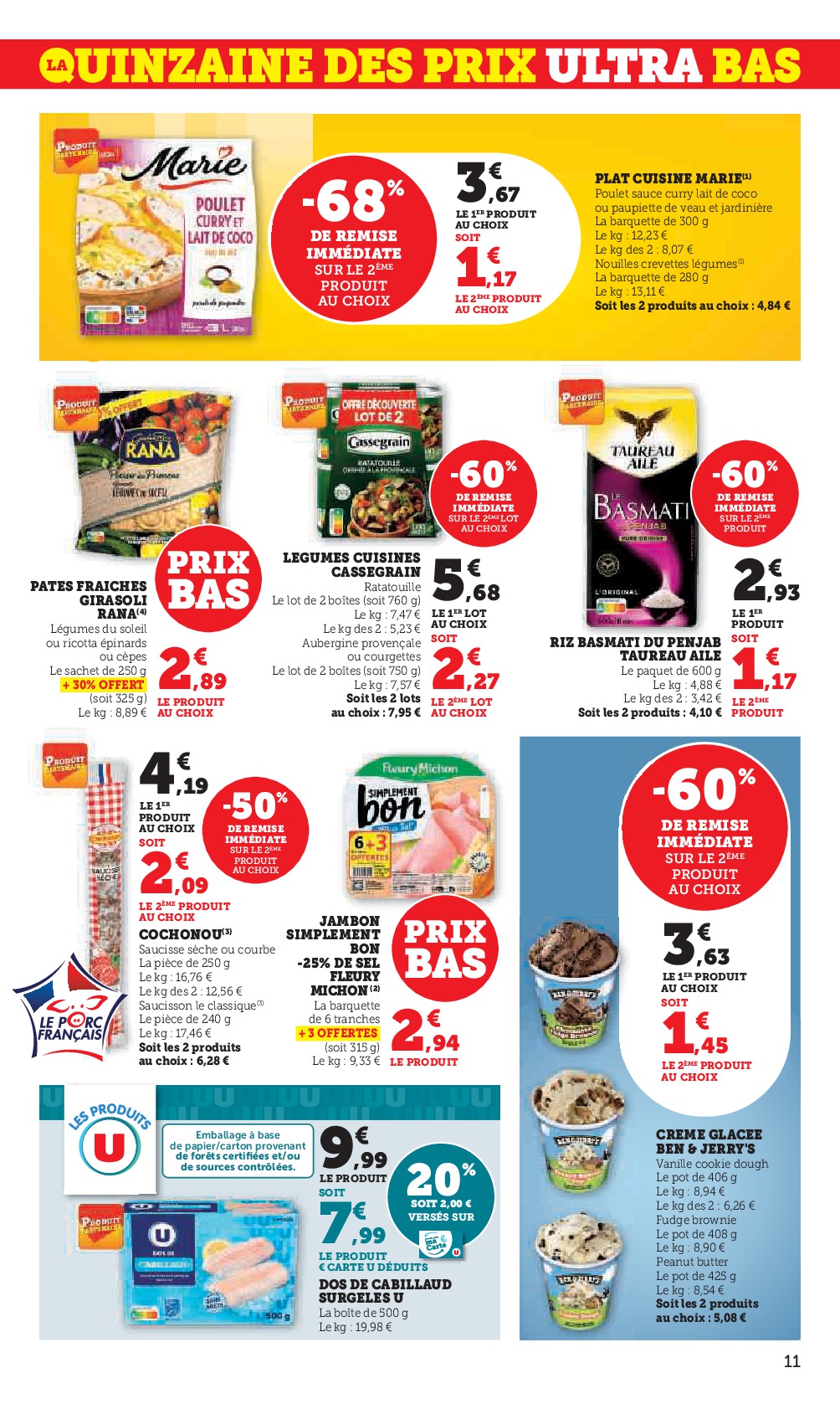 super-u - Catalogue Super U valable du 13/01 au 25/01 - page: 11