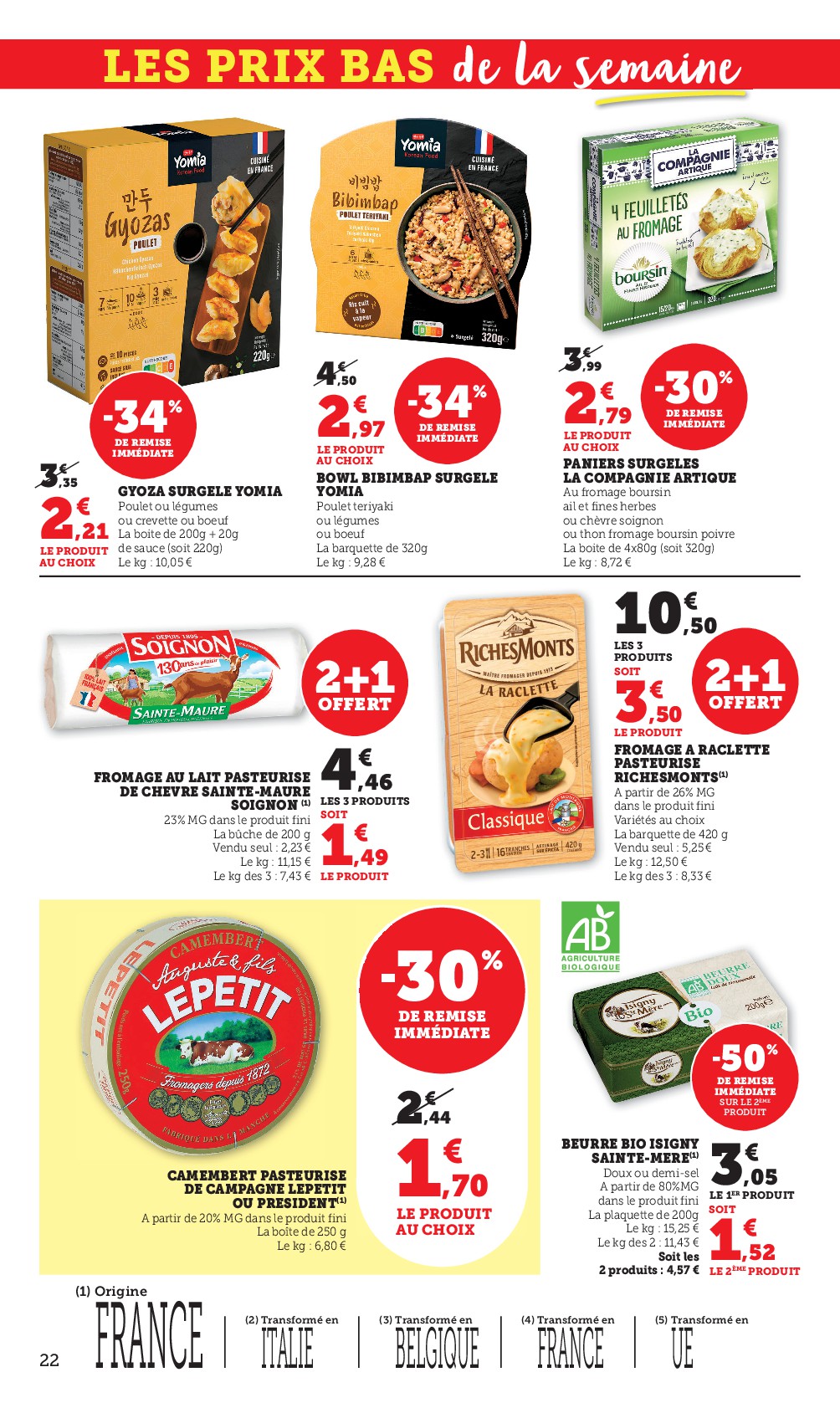 super-u - Catalogue Super U valable du 20/01 au 01/02 - page: 22