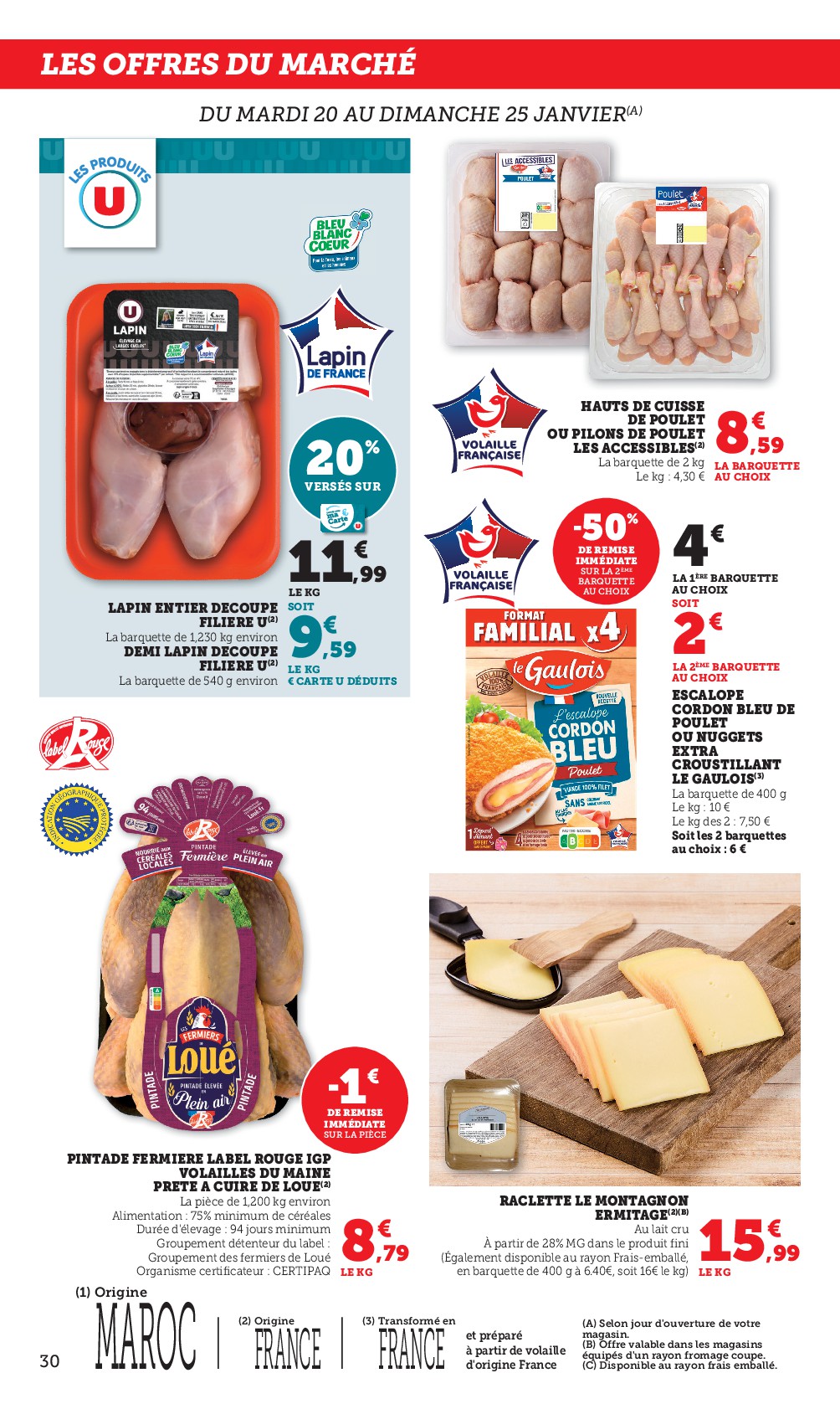 super-u - Catalogue Super U valable du 20/01 au 01/02 - page: 30